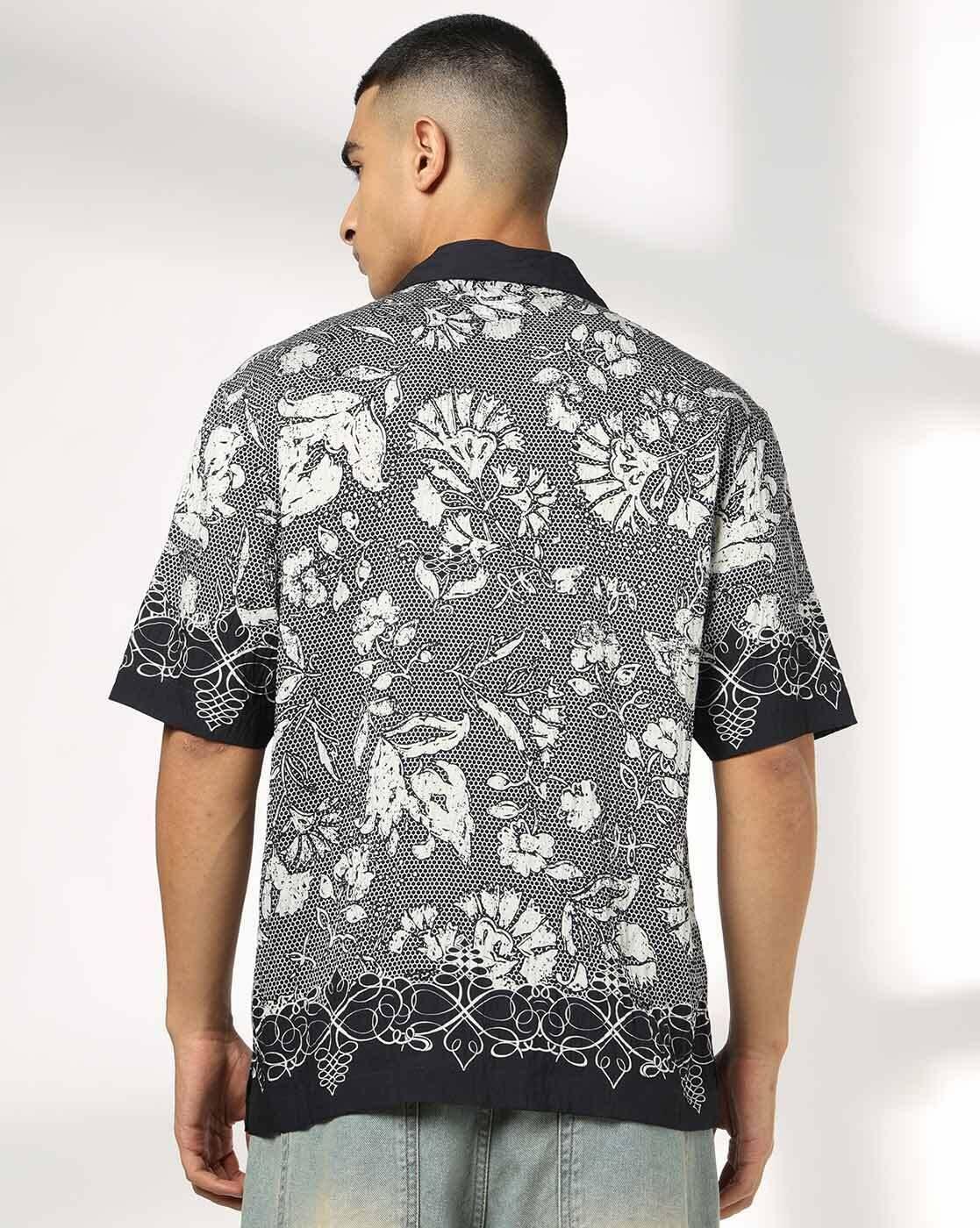 DNMX | Men Embroidered Relaxed Fit Shirt|2