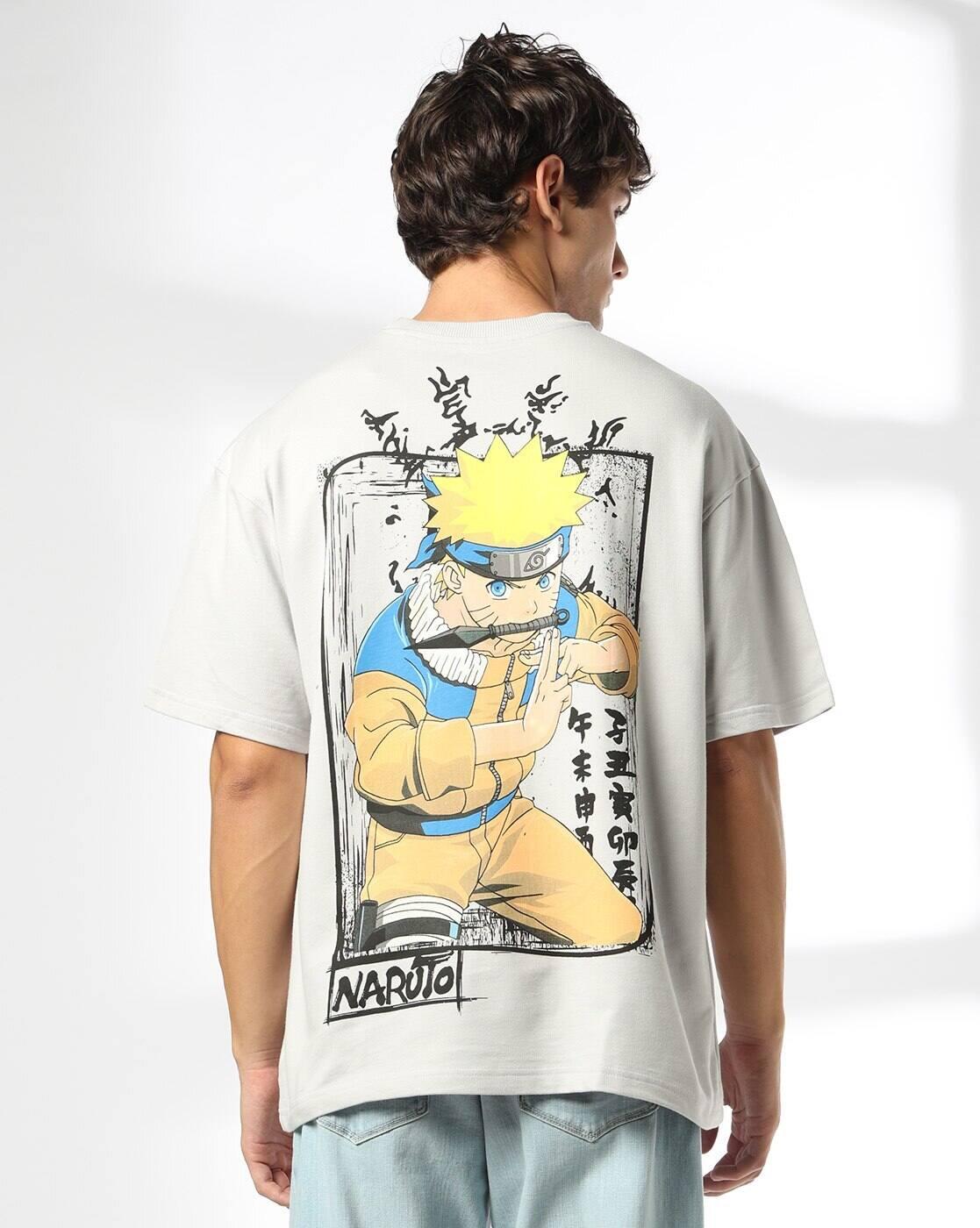 DNMX | Men Graphic Print Boxy Fit Crew-Neck T-Shirt|2