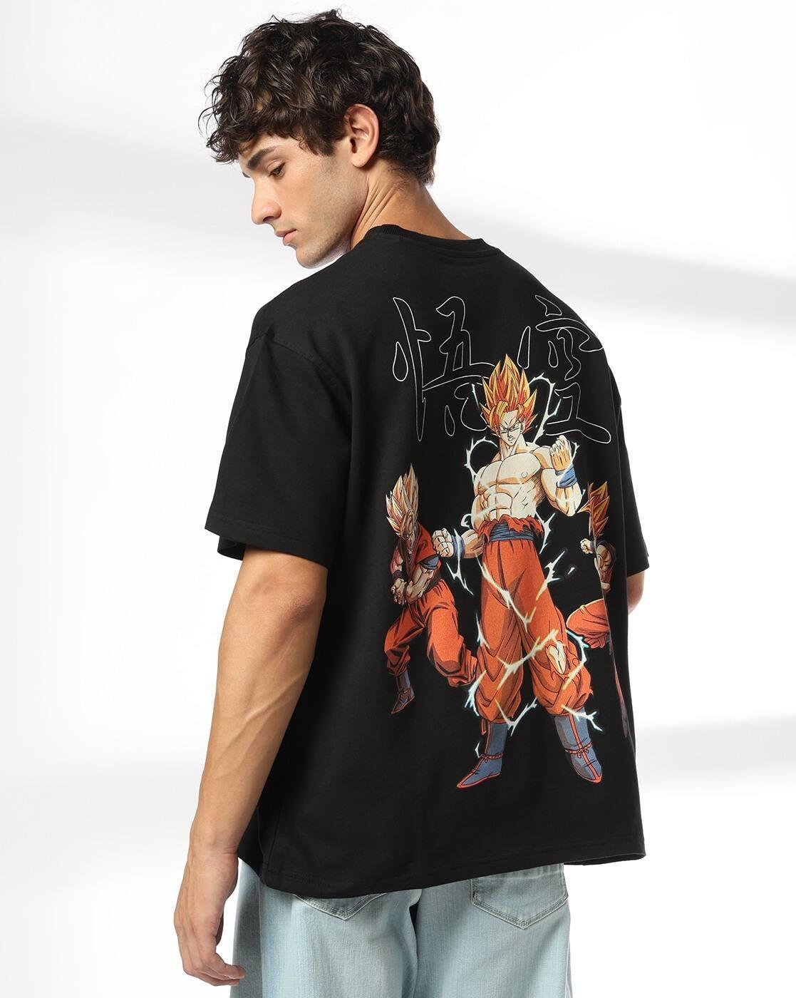 DNMX | Men Graphic Print Boxy Fit Crew-Neck T-Shirt|0