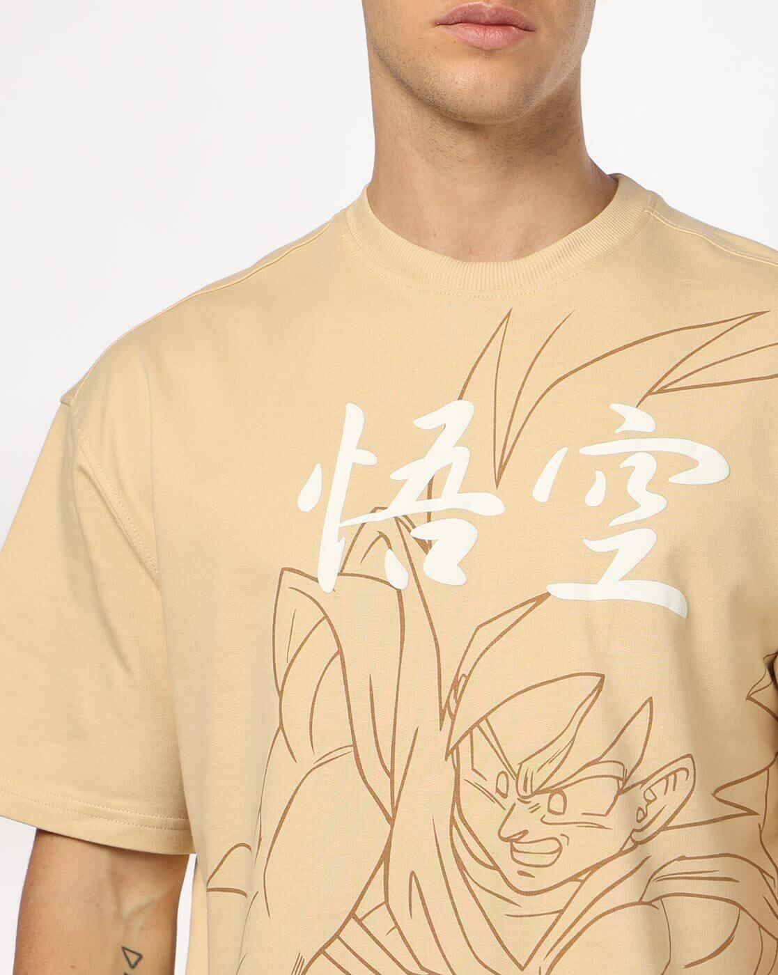 DNMX | Men Goku Printed Boxy Fit T-Shirt|4