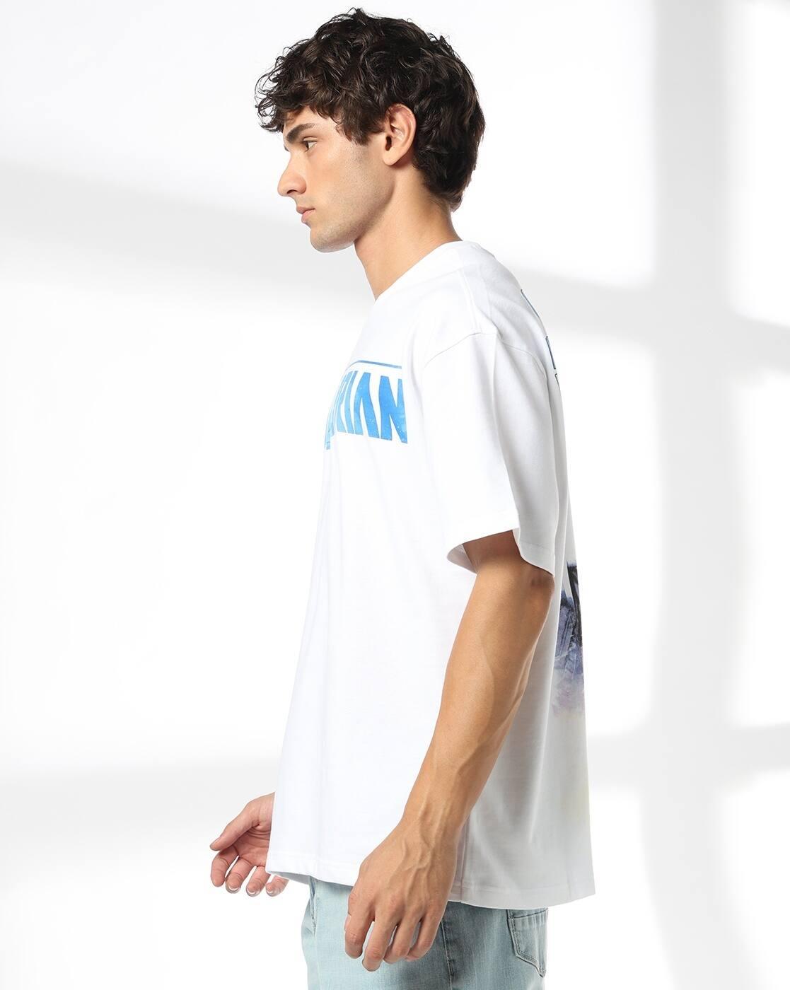 DNMX | Men Graphic Printed Boxy Fit T-Shirt|1
