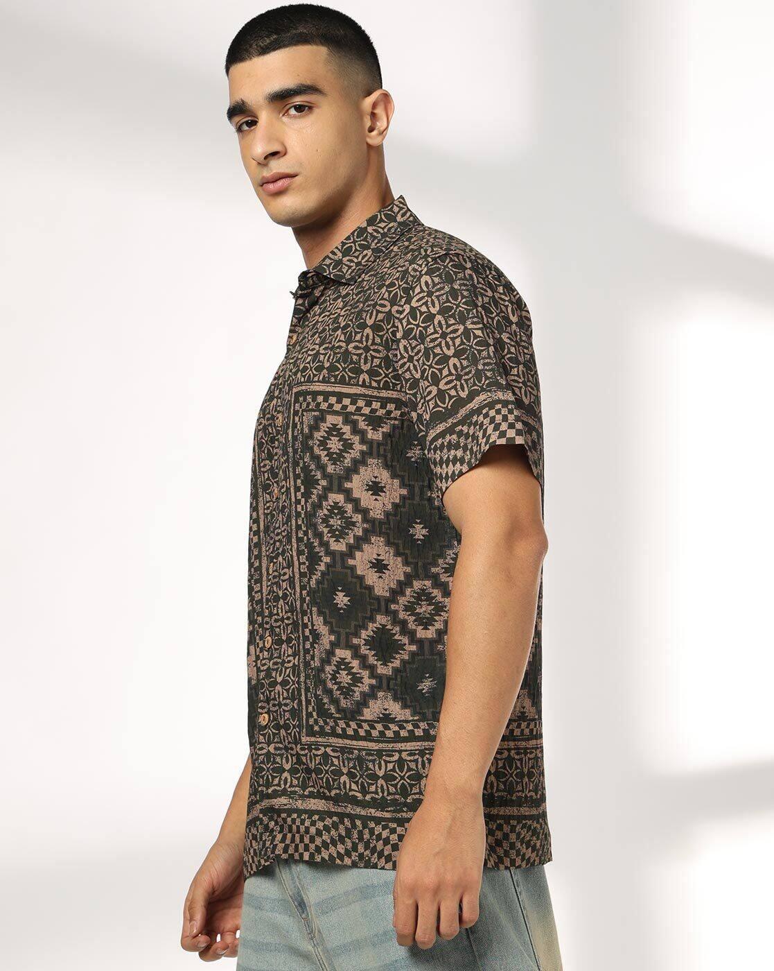 DNMX | Men Printed Regular Fit Shirt|1