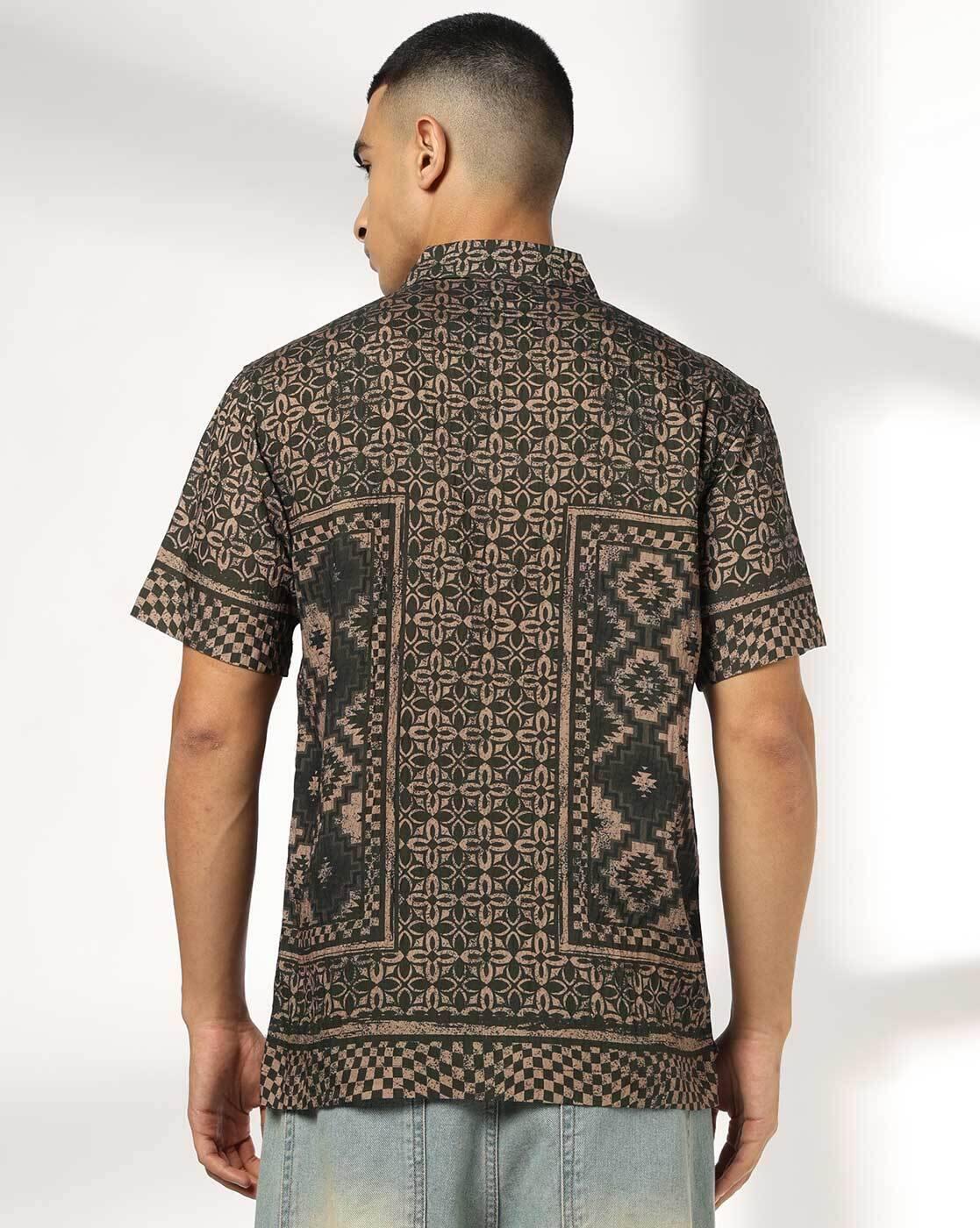DNMX | Men Printed Regular Fit Shirt|2