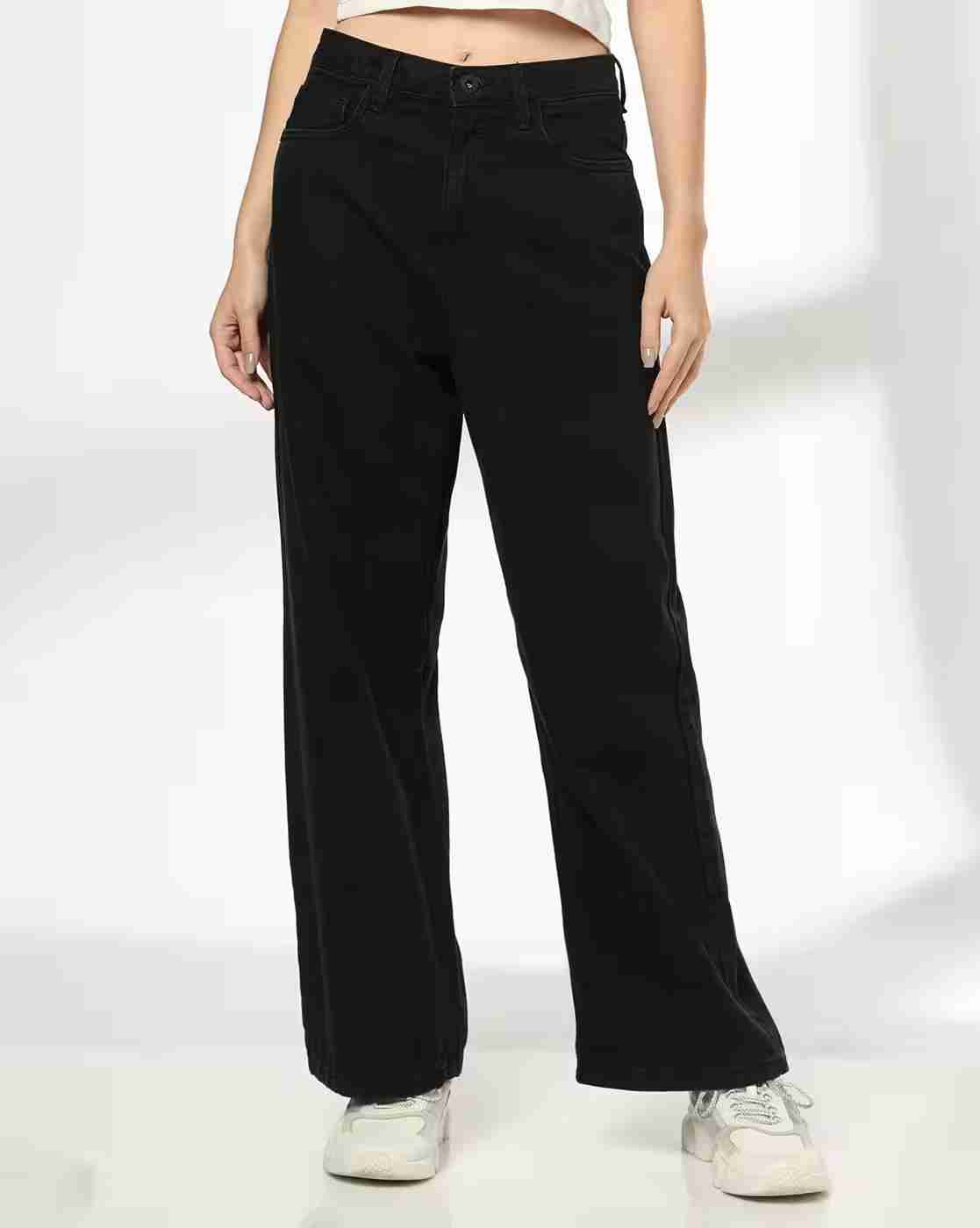 DNMX | Women High-Rise Wide-Leg Jeans|0