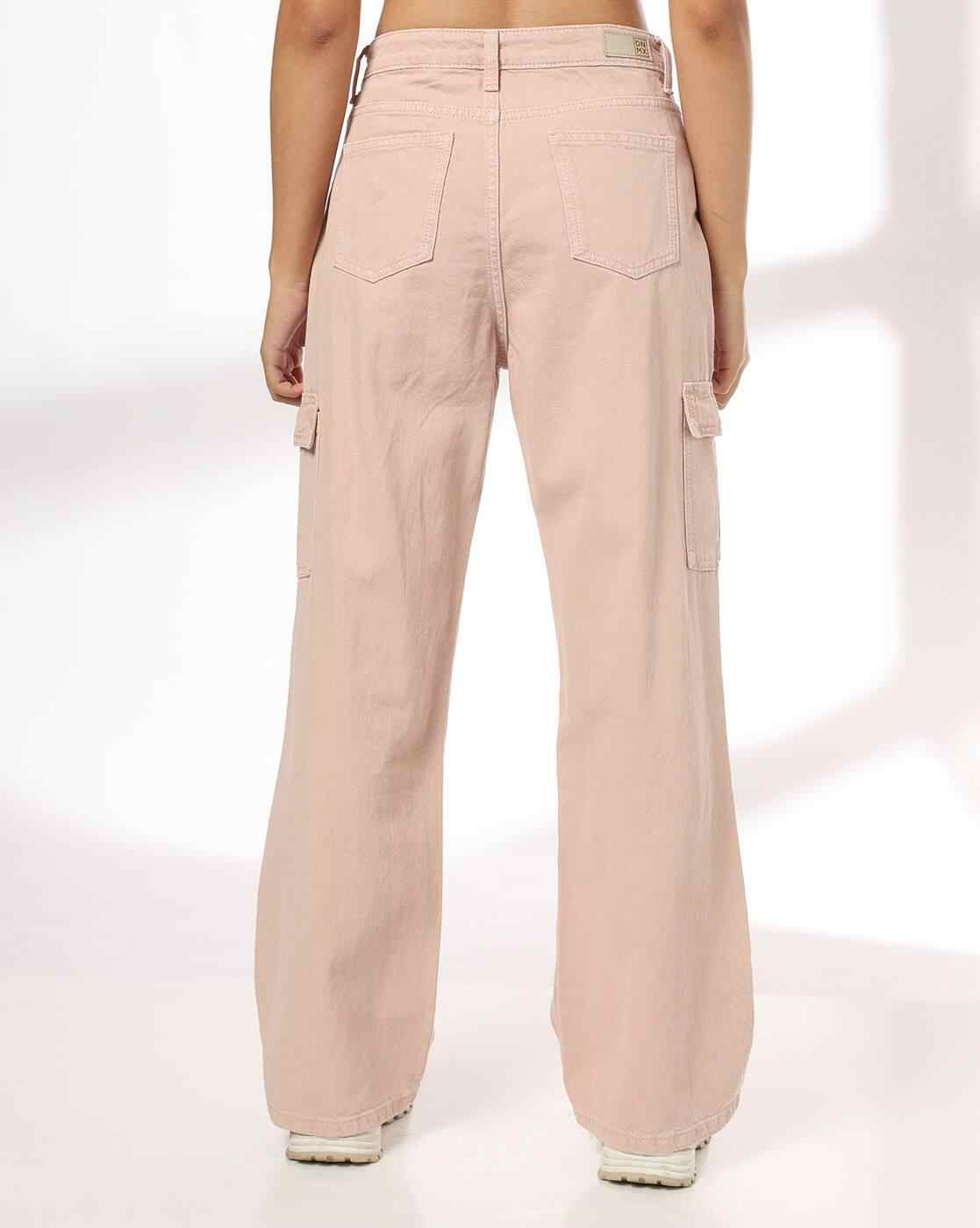 DNMX | Women High-Rise Cargo Jeans|2