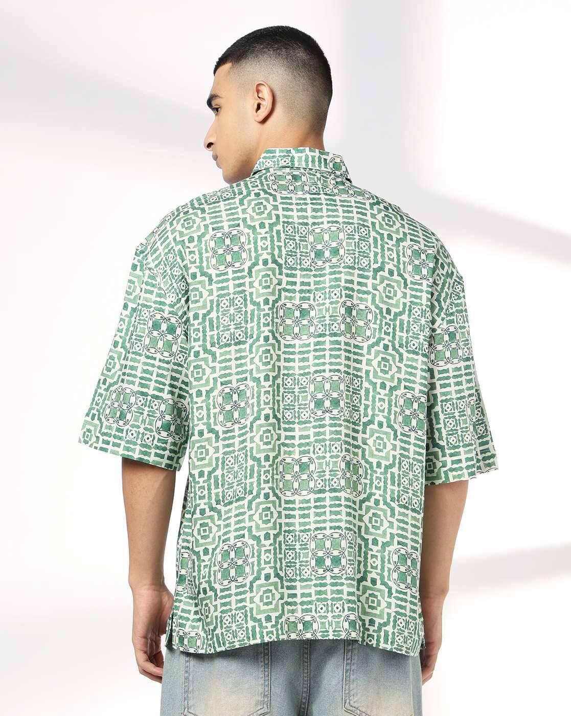 DNMX | Men Printed Boxy Fit Shirt|2