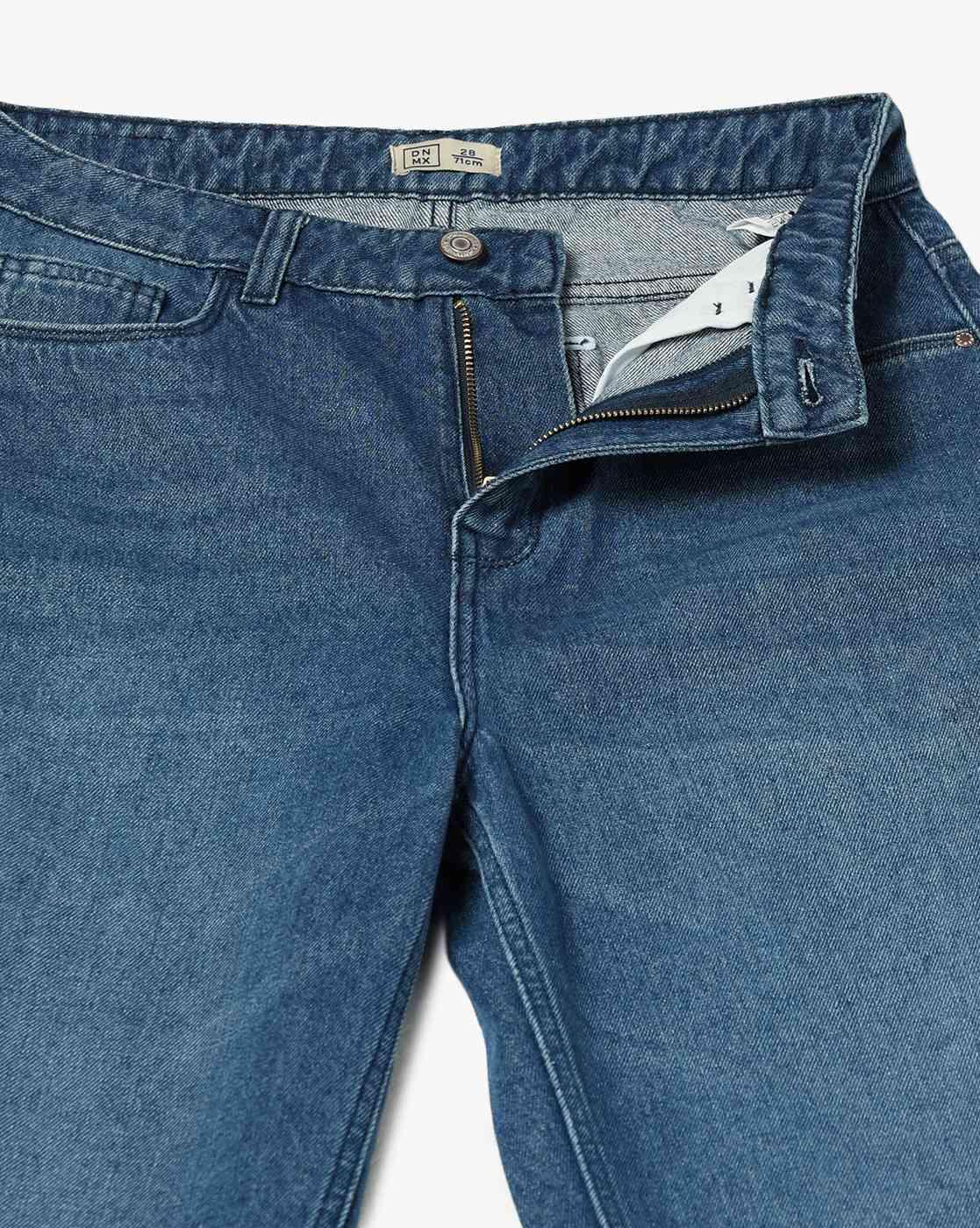 DNMX | Women Washed Mom Fit Jeans|3