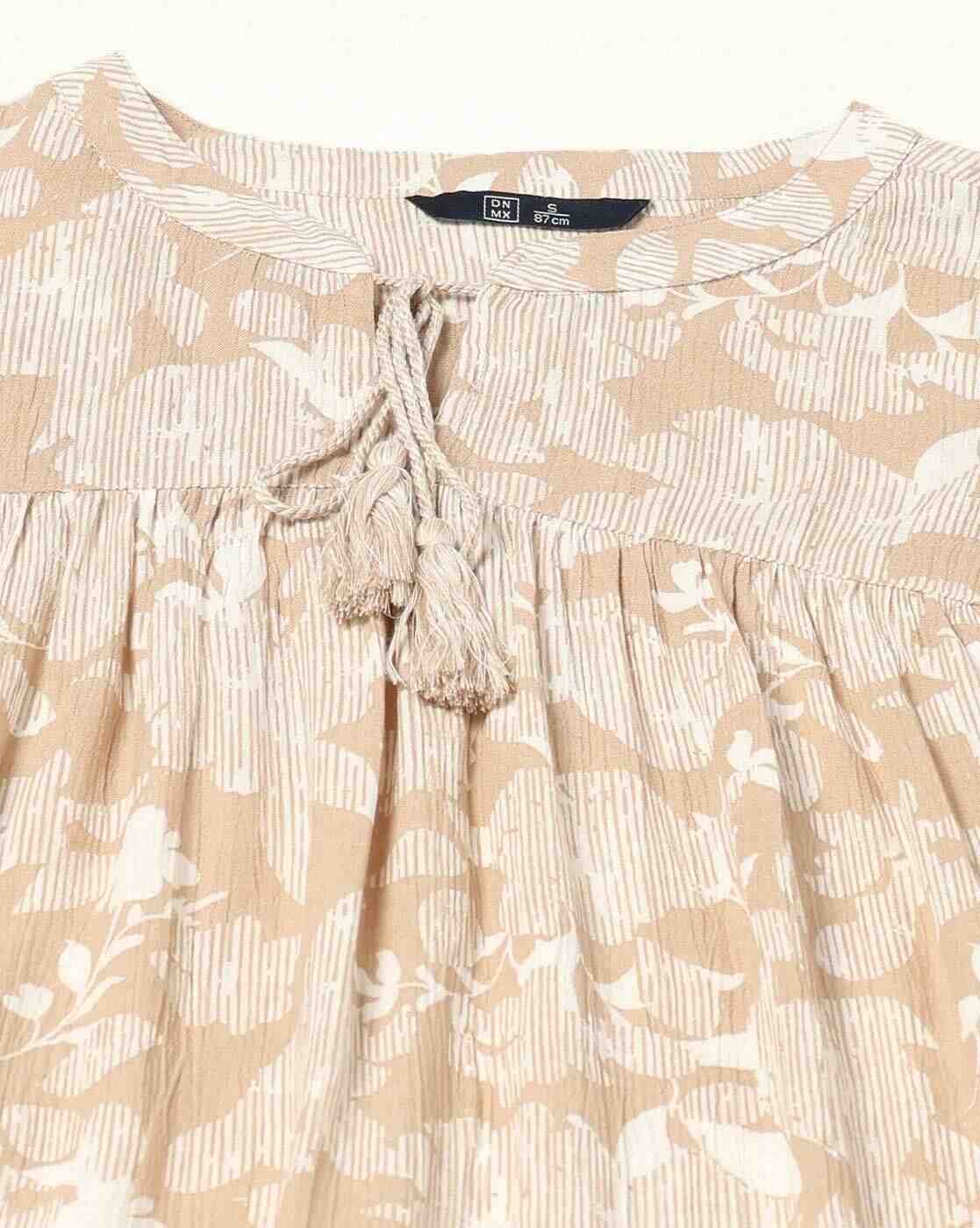 DNMX | Women Floral Print Relaxed Fit Top|4