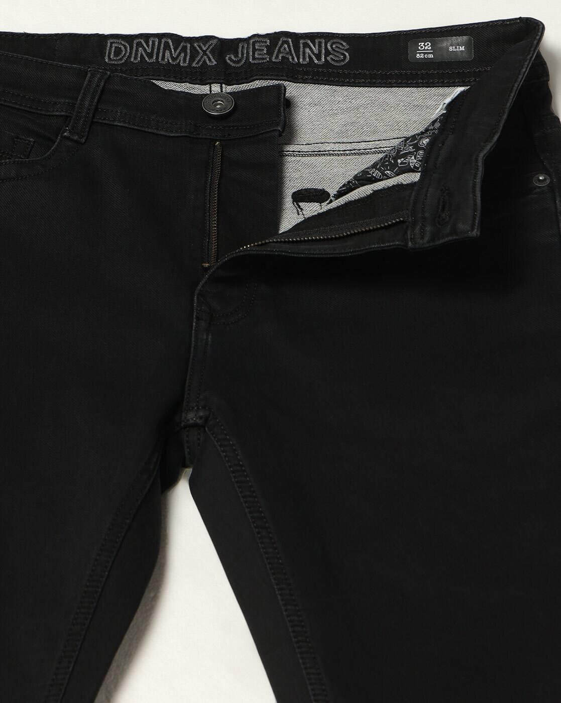 DNMX | Men Mid-Rise Slim Fit Jeans|4