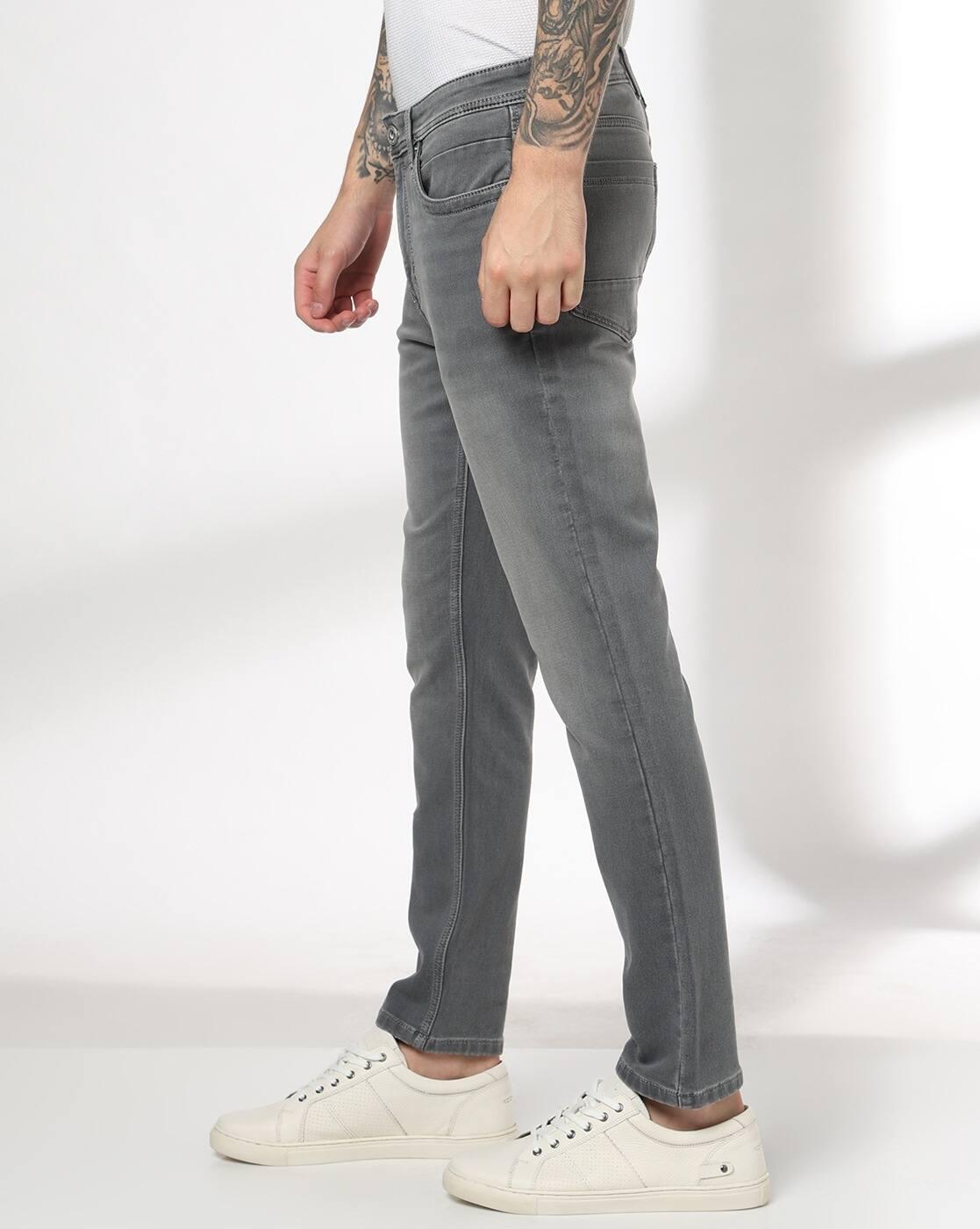 DNMX | Men Mid-Rise Slim Fit Jeans|1
