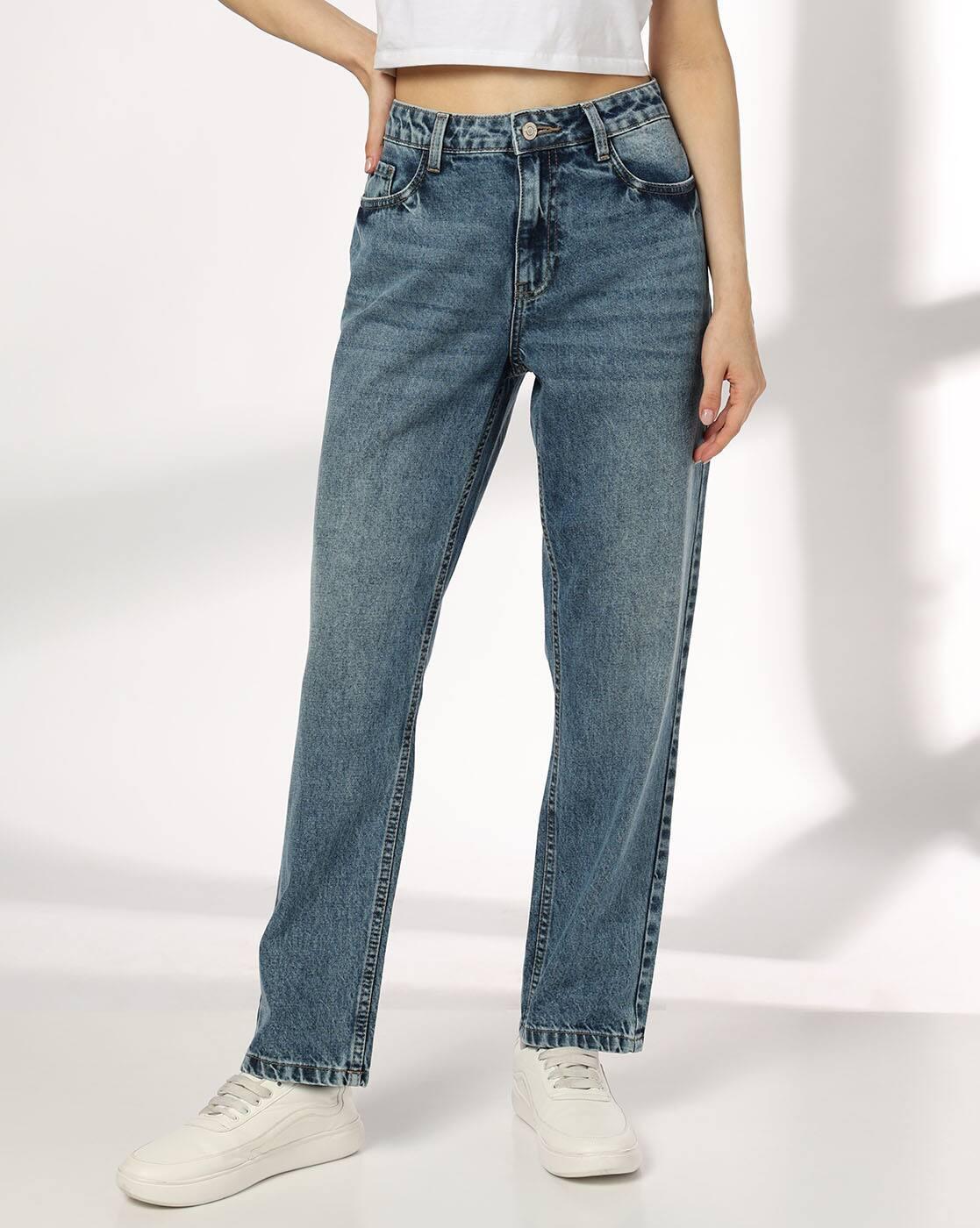 DNMX | Women Washed Slim Fit Jeans|0