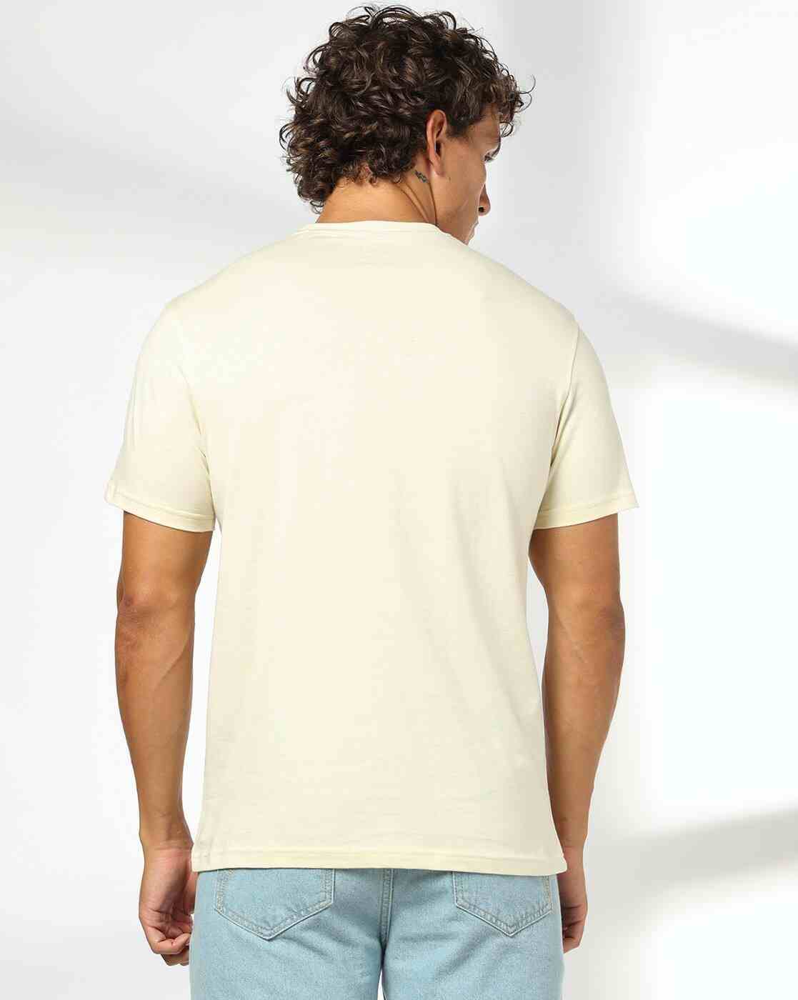 DNMX | Men Graphic Print Regular Fit Crew-Neck T-Shirt|2