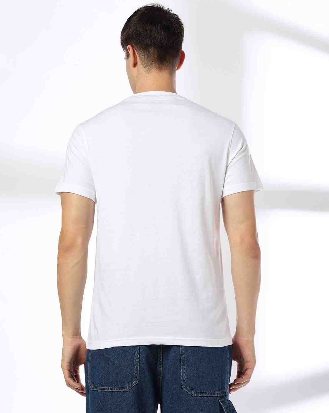 DNMX | Men Graphic Print Regular Fit Crew-Neck T-Shirt|2