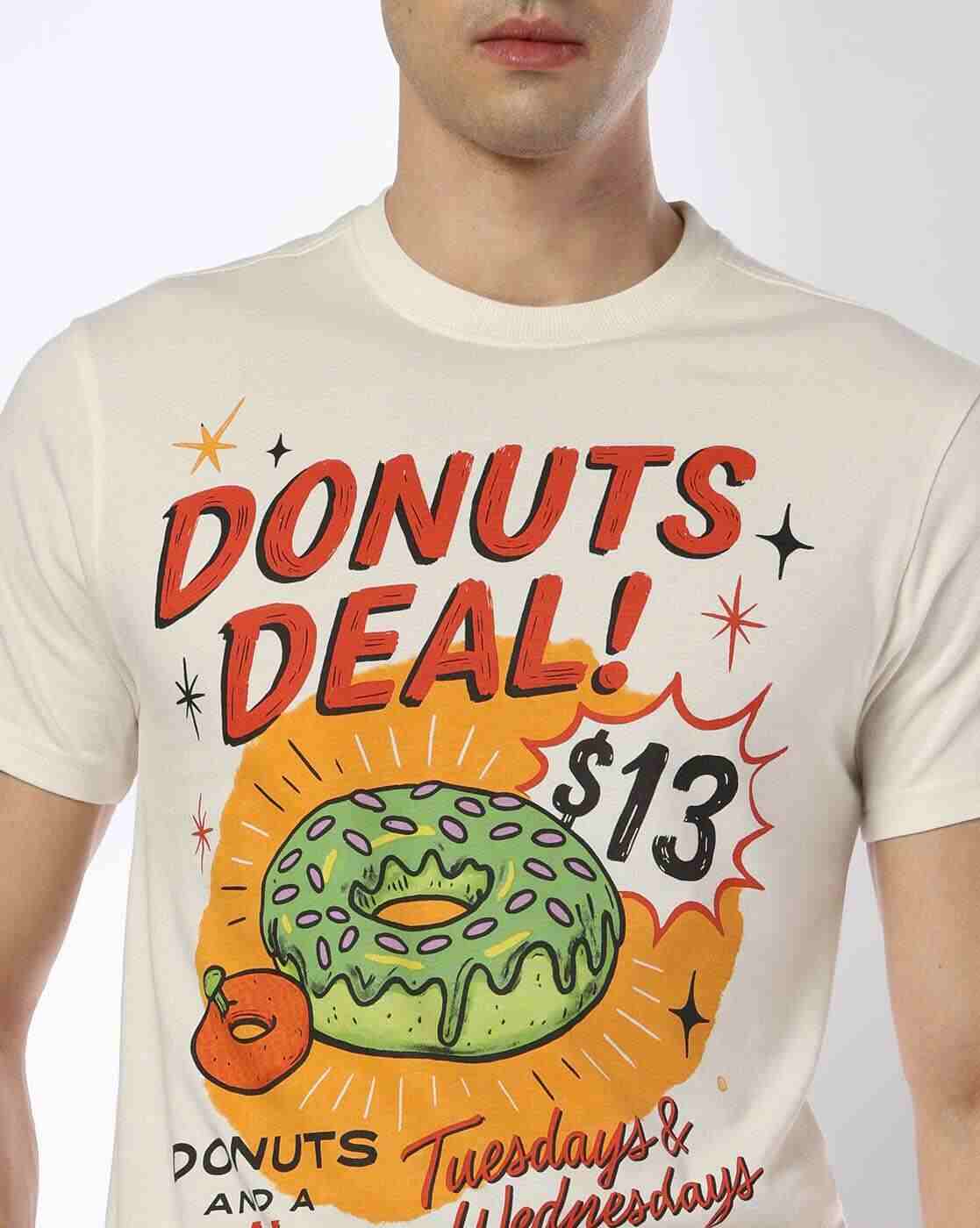 DNMX | Men Printed Regular Fit Crew-Neck T-Shirt|3