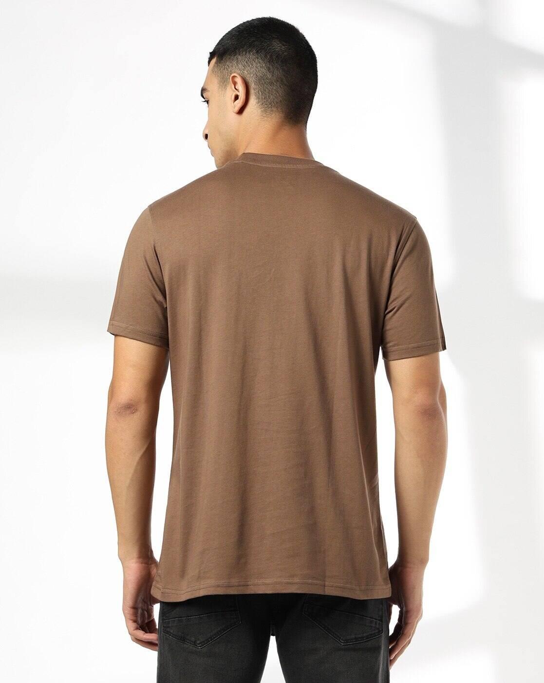 DNMX | Men Graphic Print Relaxed Fit Crew-Neck T-Shirt|2