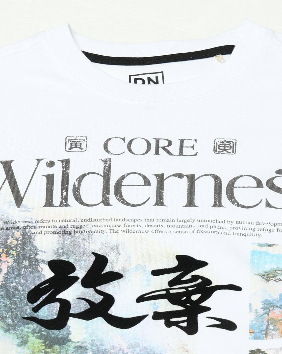 DNMX | Men Graphic Print Regular Fit Crew-Neck T-Shirt|4