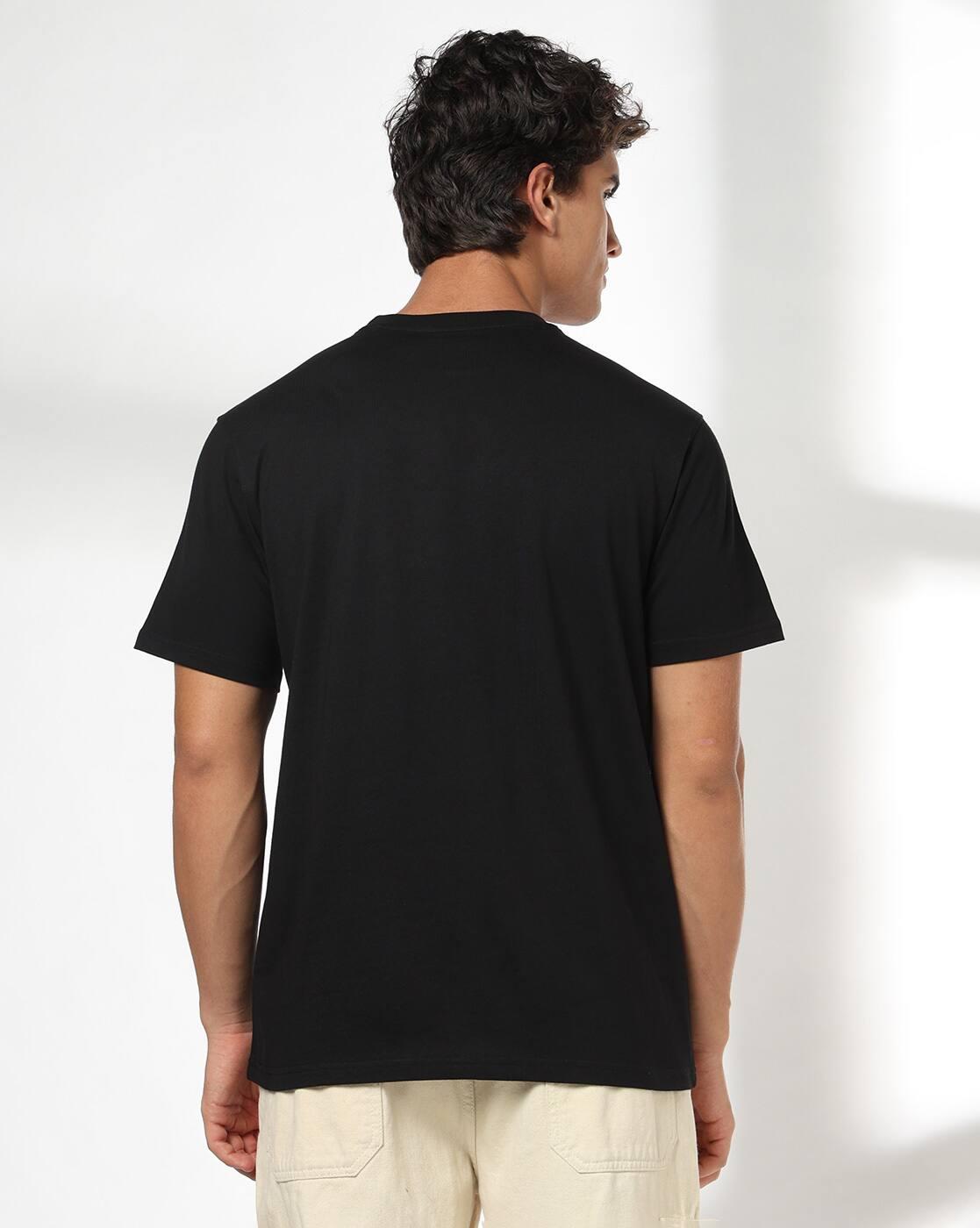 DNMX | Men Graphic Print Regular Fit Crew-Neck T-Shirt|2