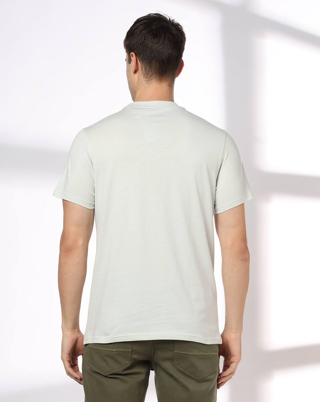 DNMX | Men Graphic Print Regular Fit Crew-Neck T-Shirt|2