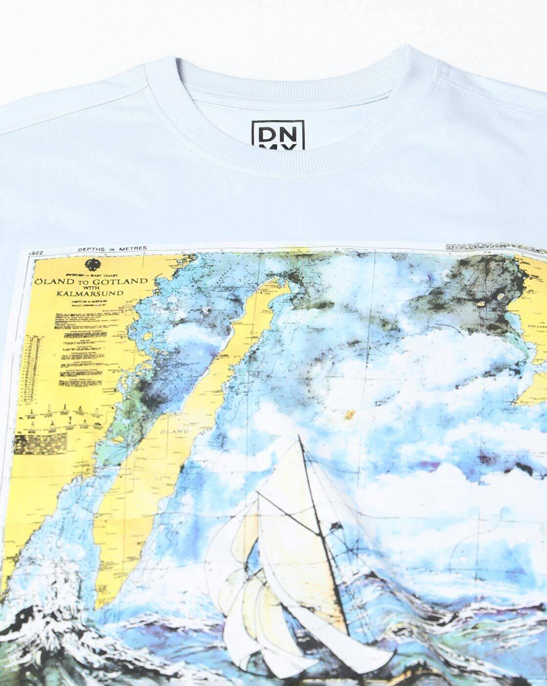 DNMX | Men Graphic Print Regular Fit Crew-Neck T-Shirt|5