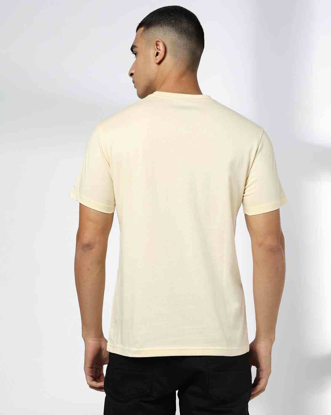 DNMX | Men Graphic Print Regular Fit Crew-Neck T-Shirt|2