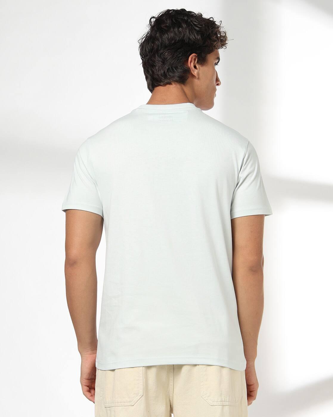 DNMX | Men Graphic Print Regular Fit Crew-Neck T-Shirt|2