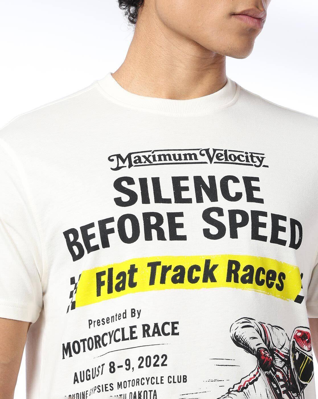 DNMX | Men Graphic Print Regular Fit Crew-Neck T-Shirt|3