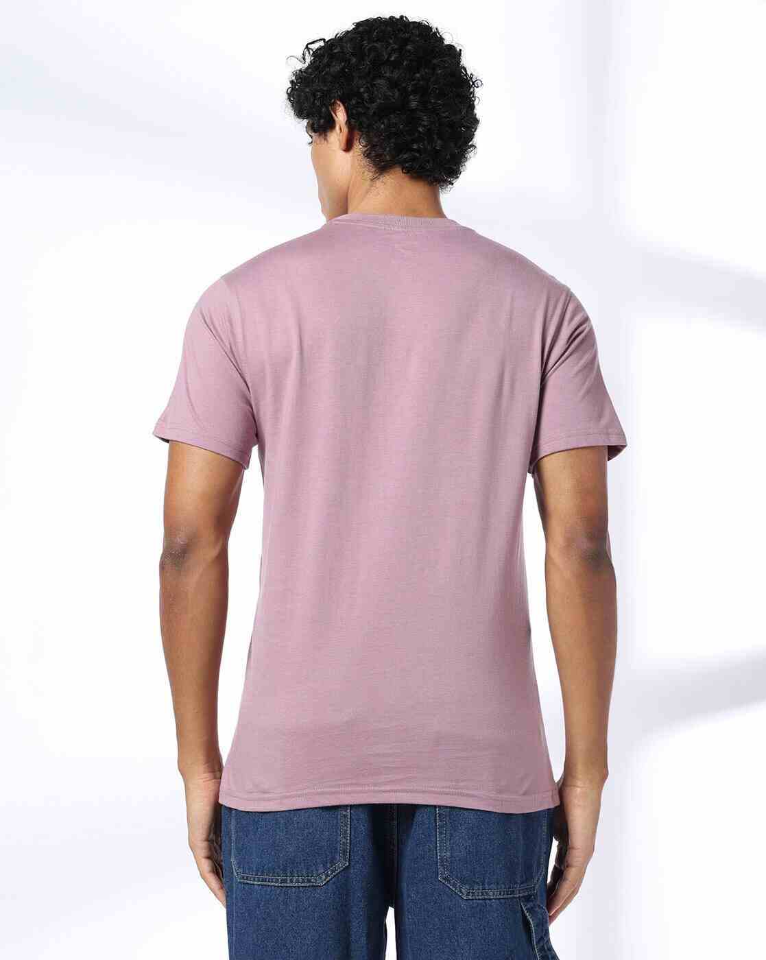 DNMX | Men Printed Regular Fit Crew-Neck T-Shirt|2