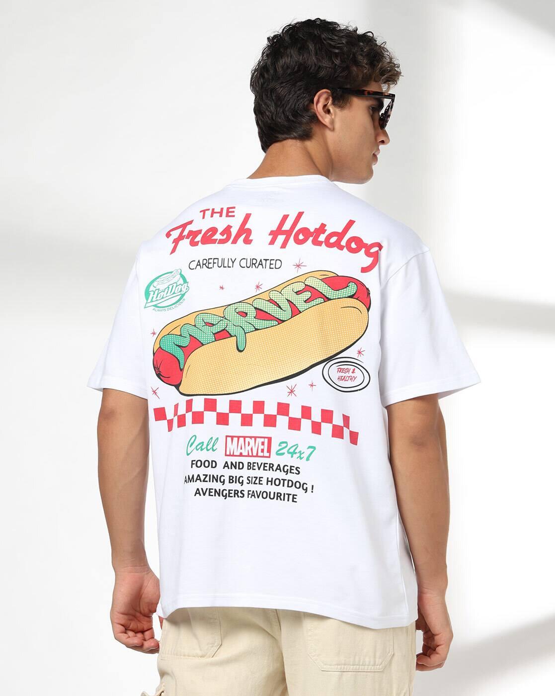 DNMX | Men Graphic Print Boxy Fit Crew-Neck T-Shirt|0