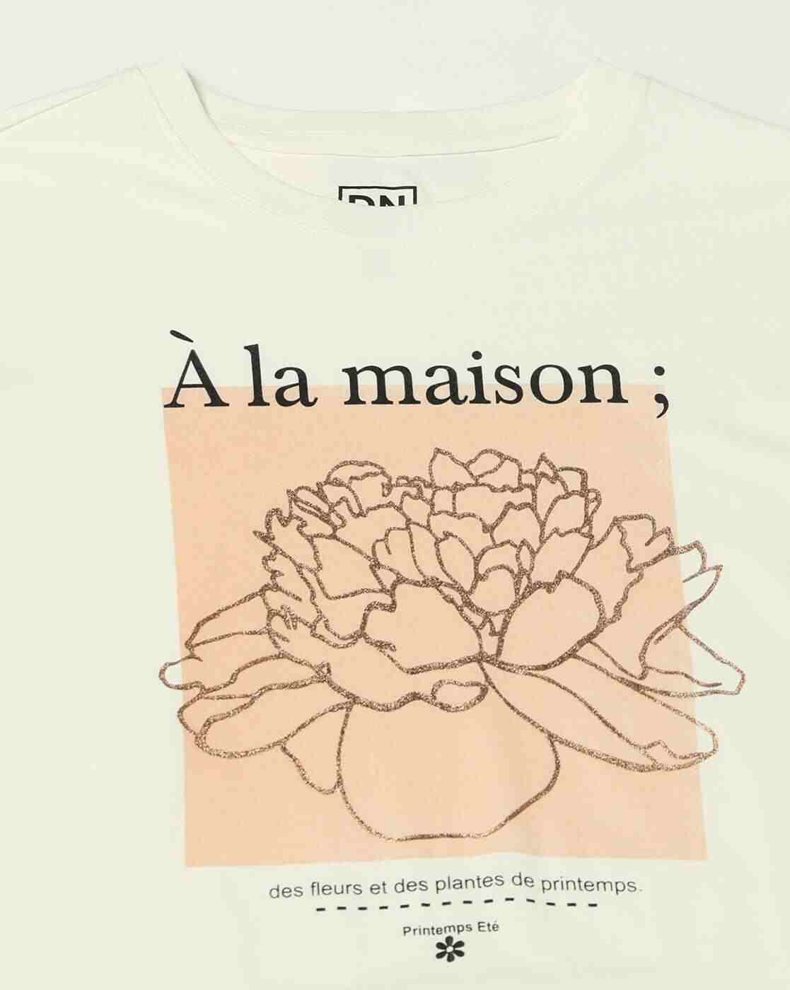 DNMX | Women Printed Loose Fit Crew-Neck T-Shirt|5