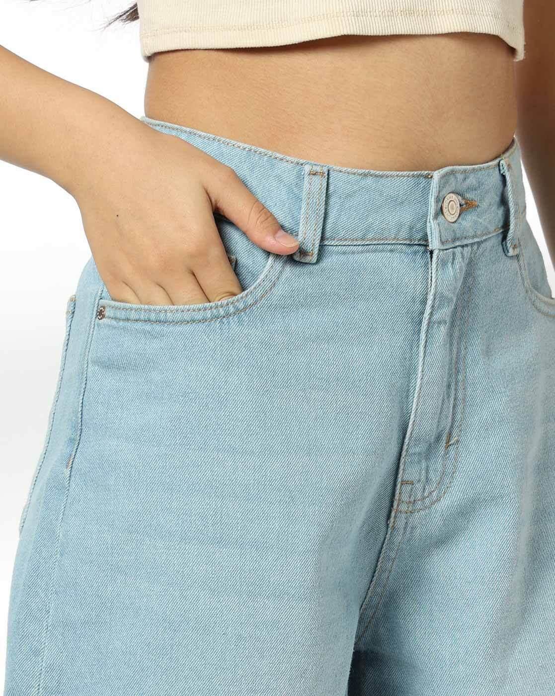DNMX | Women High-Rise Denim City Shorts|3