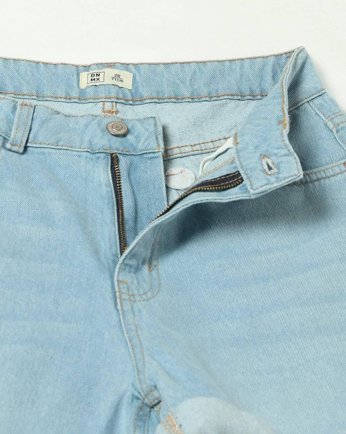 DNMX | Women High-Rise Denim City Shorts|4
