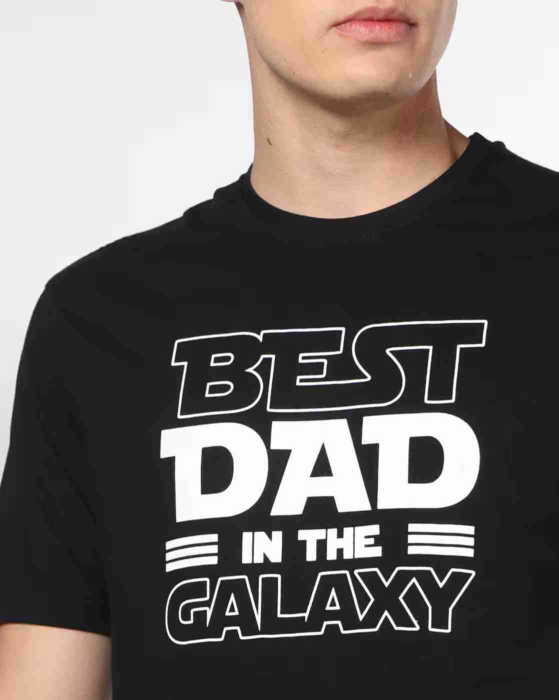 DNMX | Men Typographic Print Regular Fit Crew-Neck T-Shirt|1