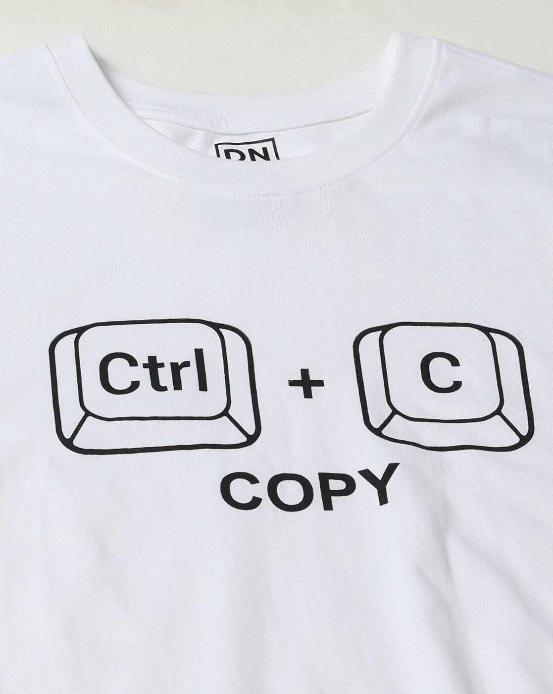 DNMX | Men Typographic Print Regular Fit Crew-Neck T-Shirt|3