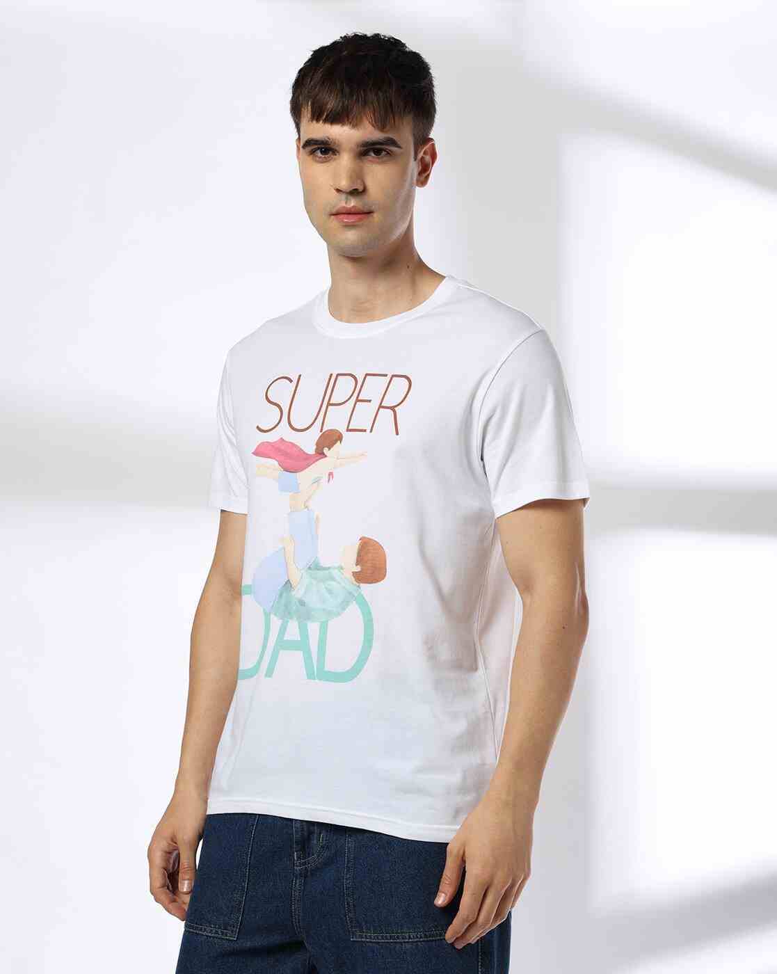 DNMX | Men Printed Regular Fit Crew-Neck T-Shirt|1