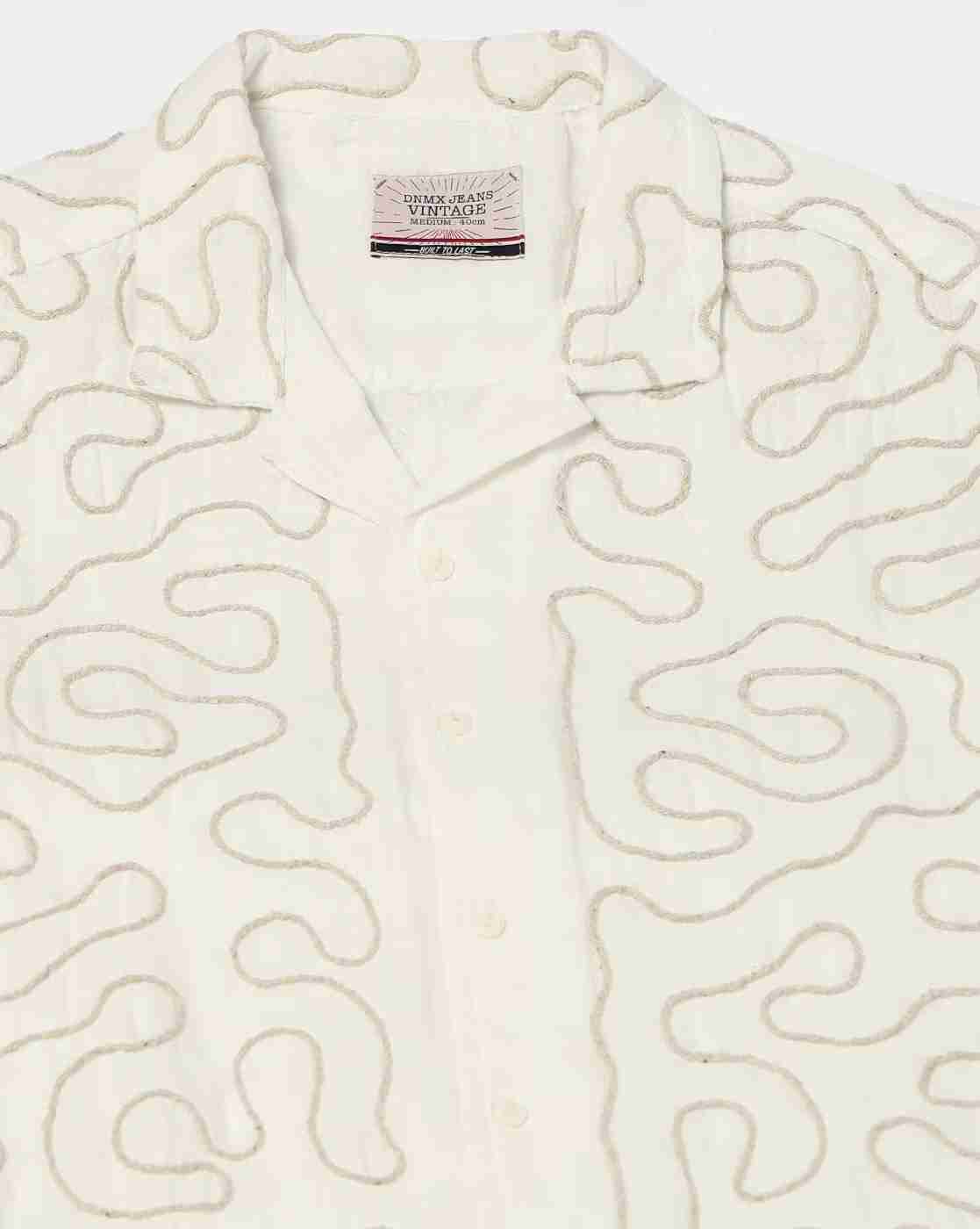 DNMX | Men Embroidered Regular Fit Shirt|4