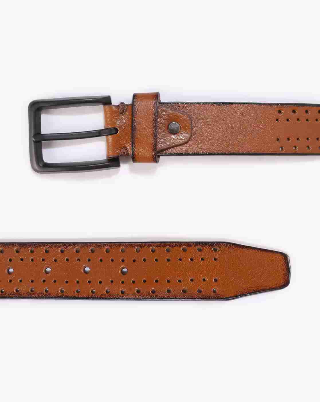 DNMX | Men Belt with Perforations|2