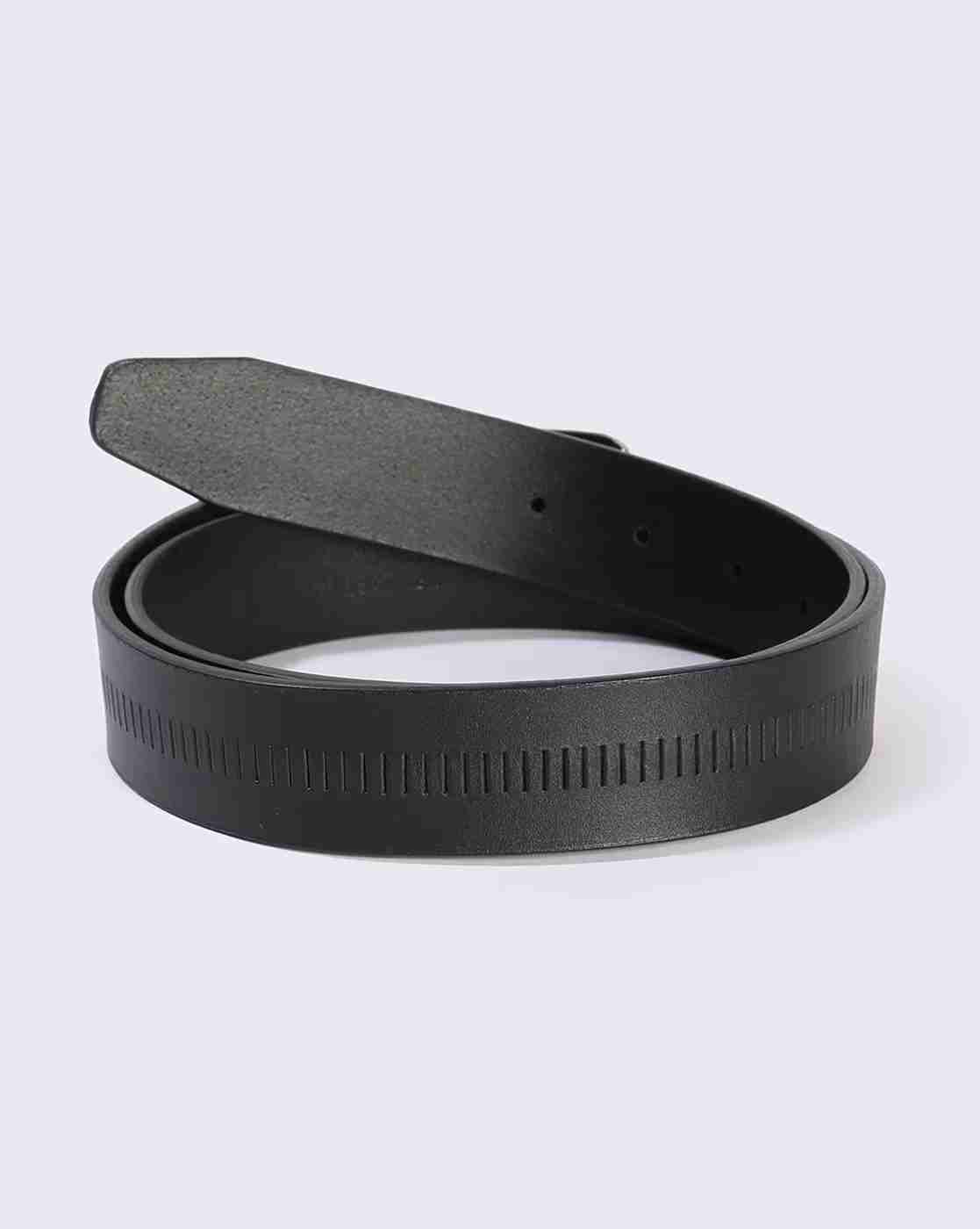 DNMX | Men Leather Belt with Tang-Buckle Closure|1