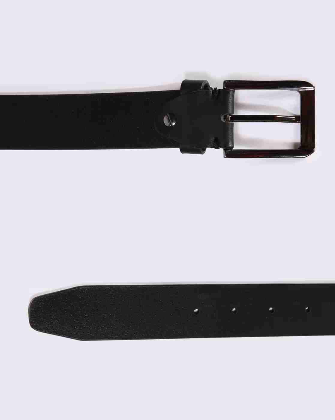 DNMX | Men Leather Belt with Tang-Buckle Closure|3