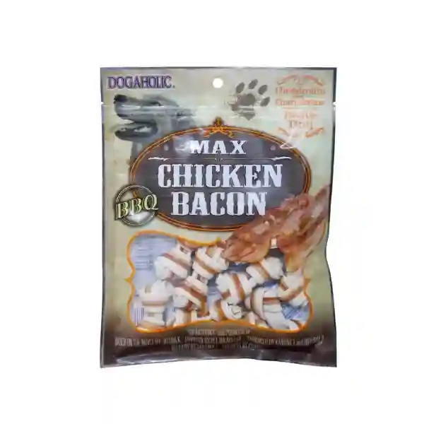 Dogaholic Chicken Bacon Bone BBQ Dog Treats - 130 g