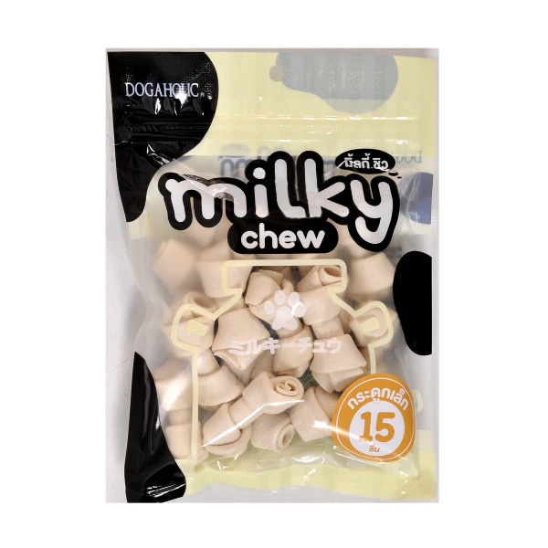 Dogaholic Milky Chew Bone Style Dog Treats (15 pcs)
