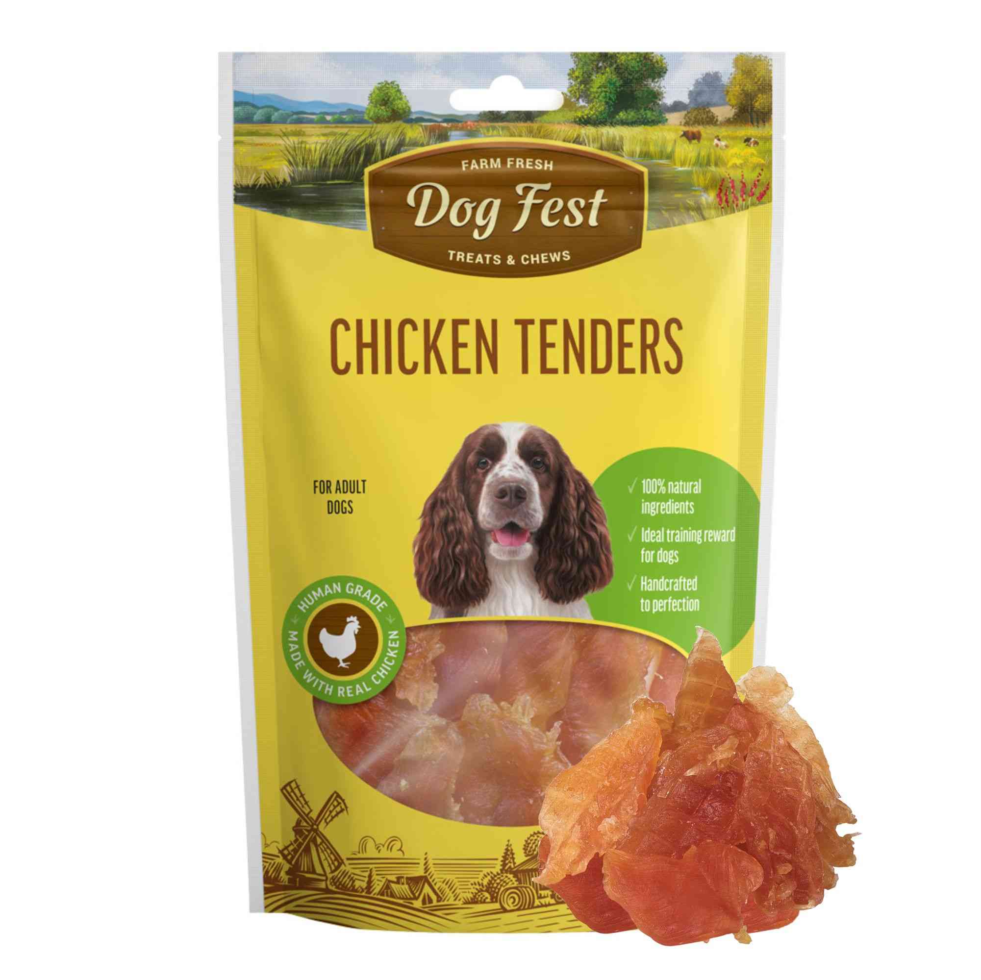 Dogfest Chicken Tenders Dog Treats 90g
