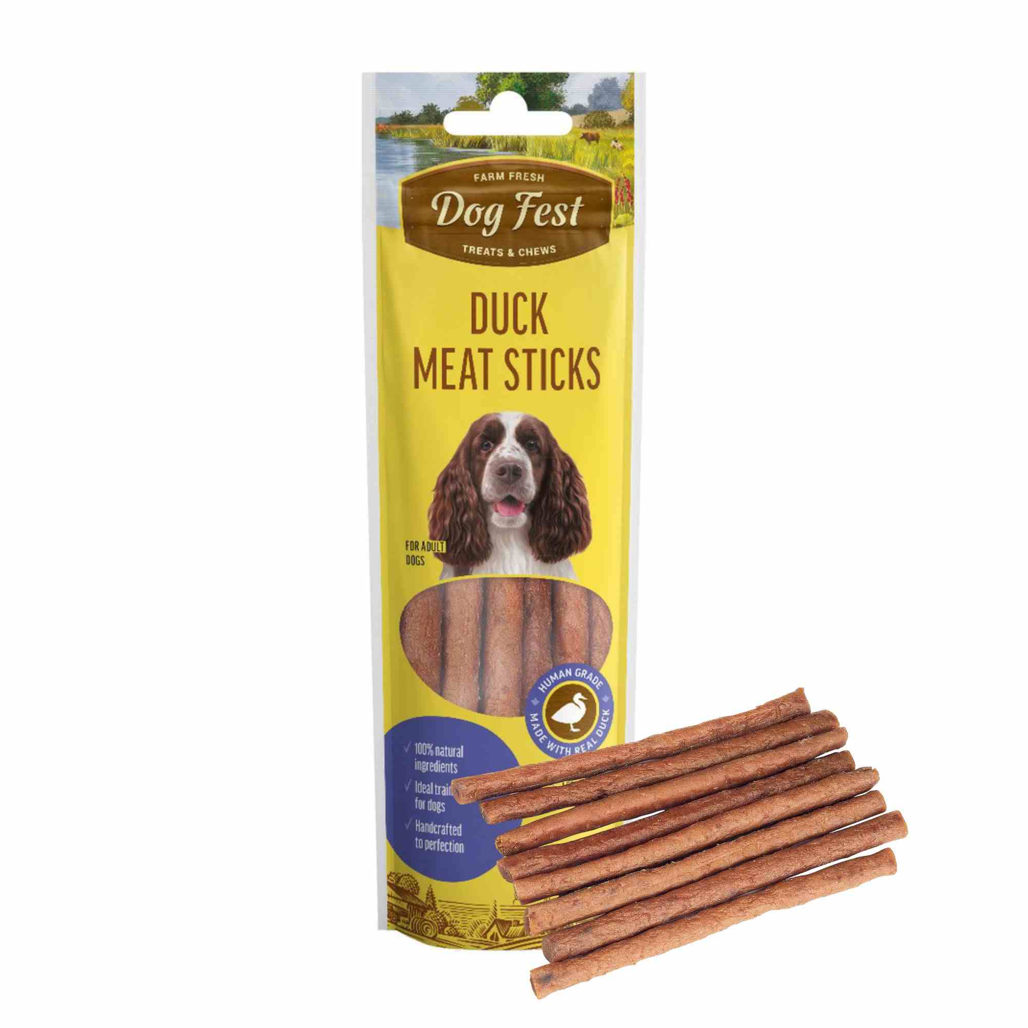Dogfest Duck Meat Sticks Dog Treats 45g