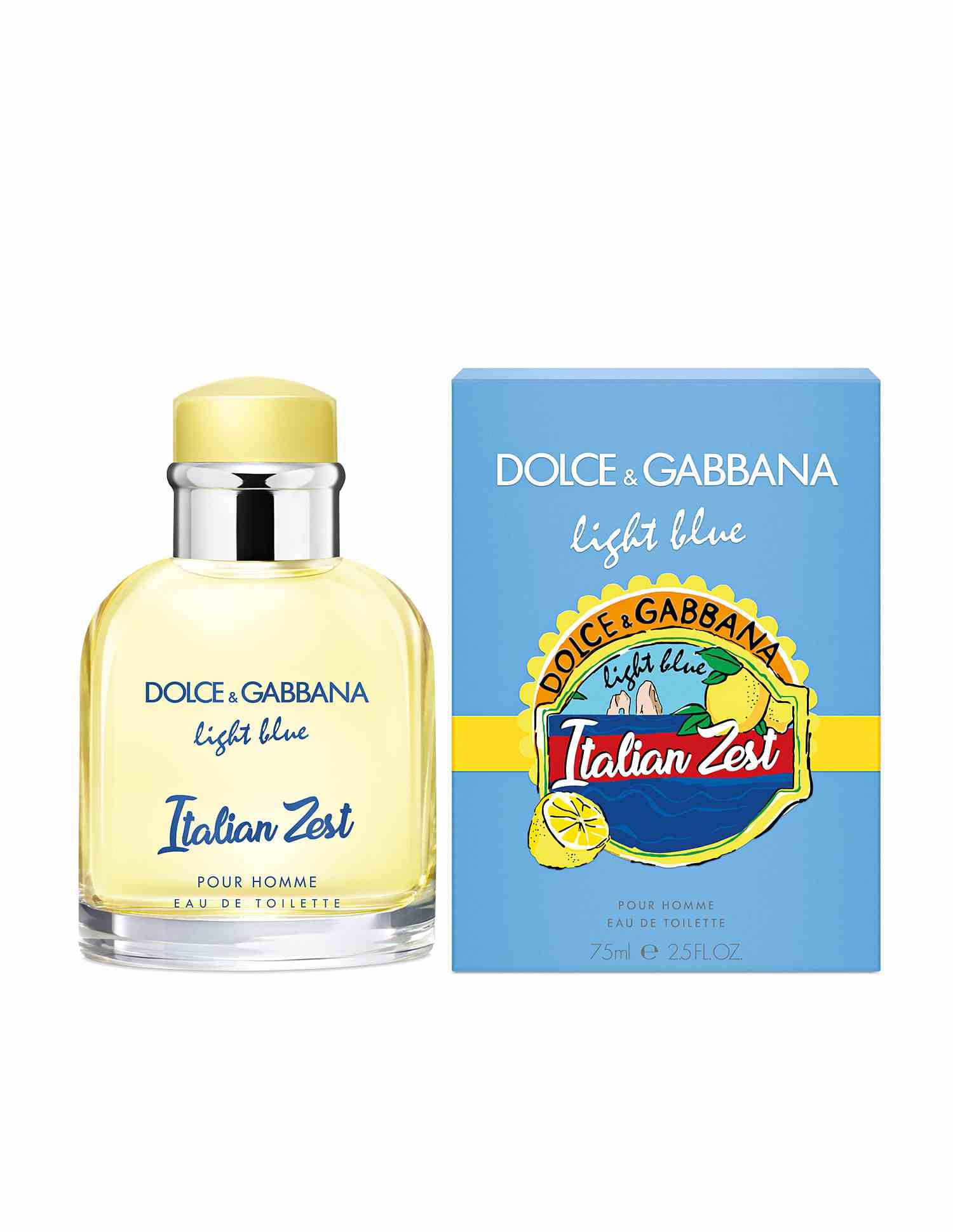 Light Blue Italian Zest Pour Homme Eau De Toilette 75ml