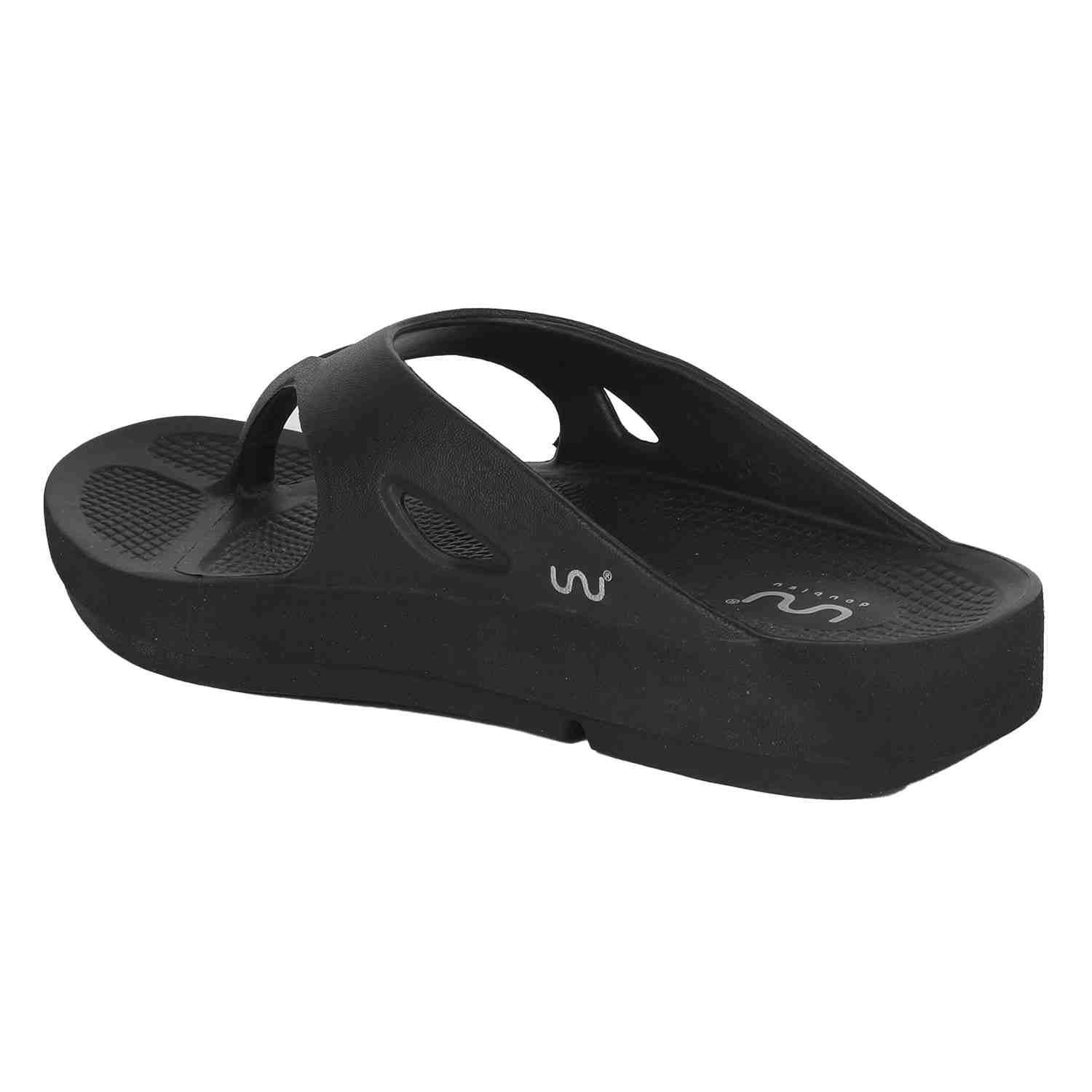 Men Casual Black Flip Flops