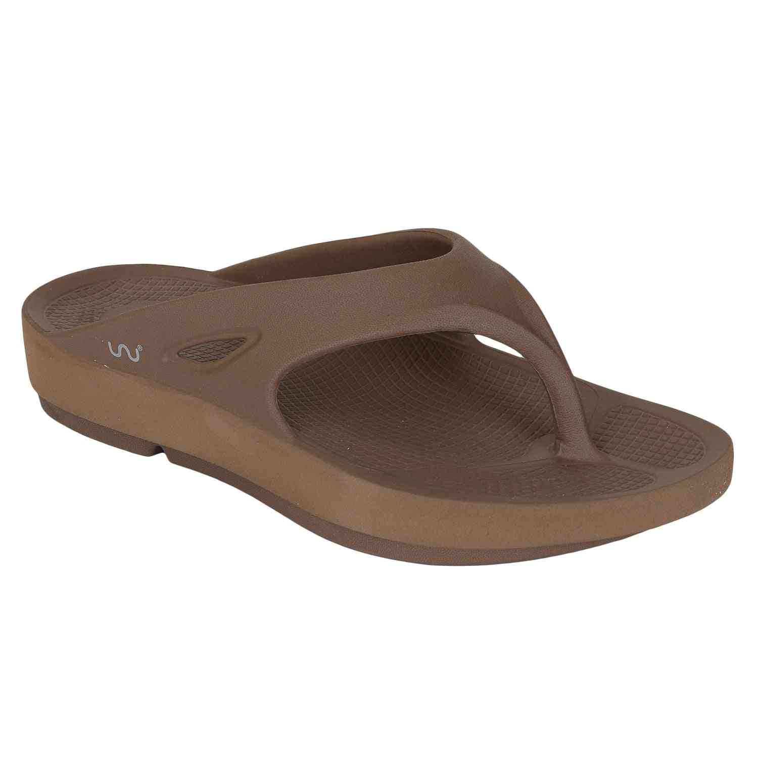 Men Casual Brown Flip Flops