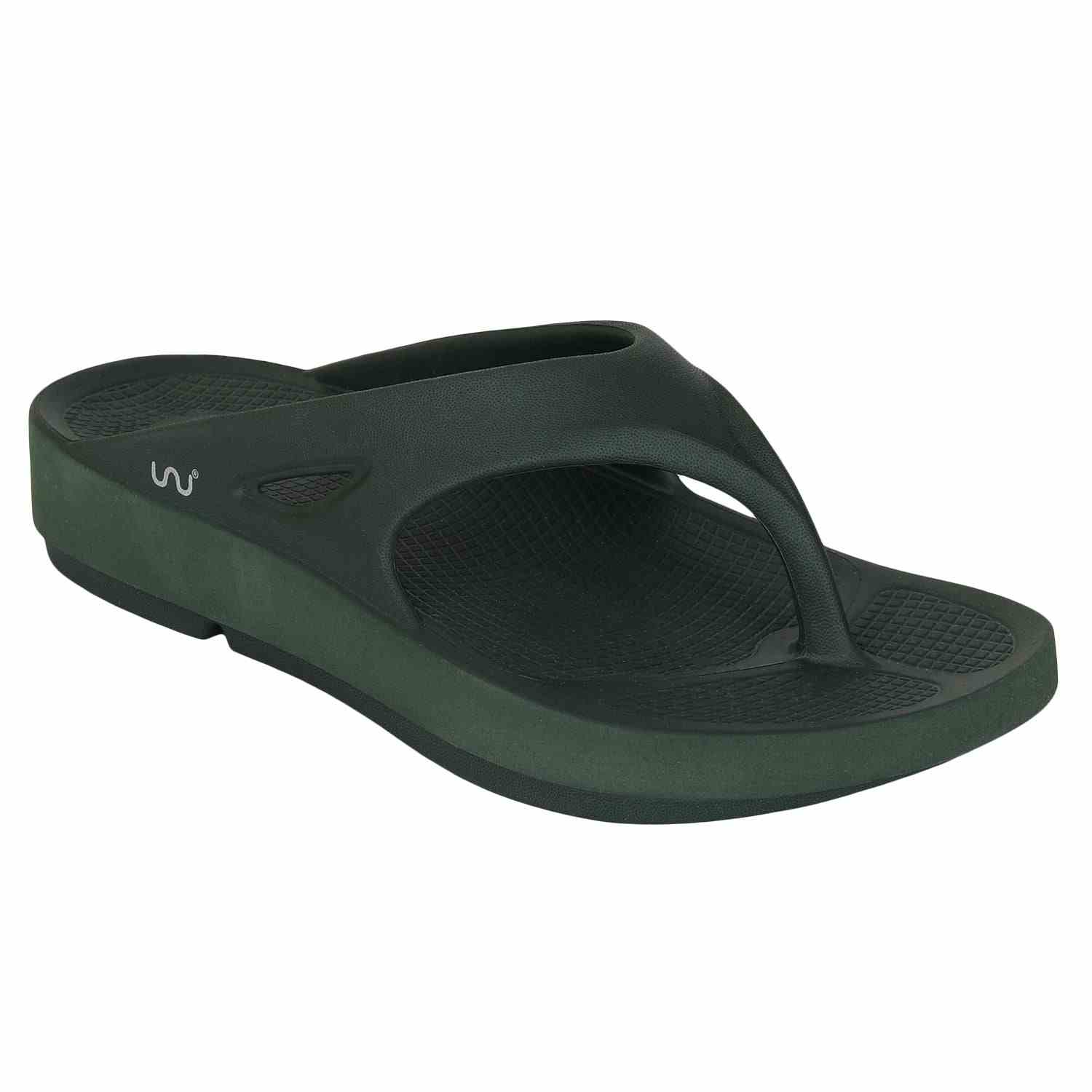 Men Casual Olive Flip Flops