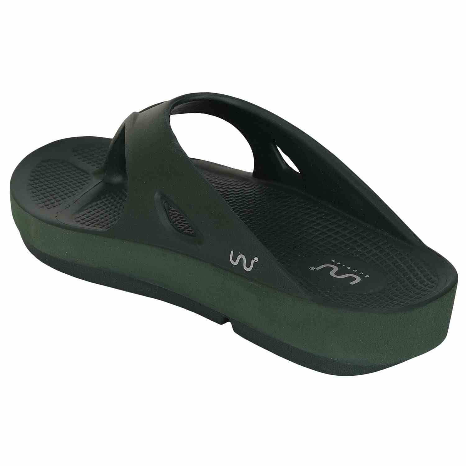 Men Casual Olive Flip Flops