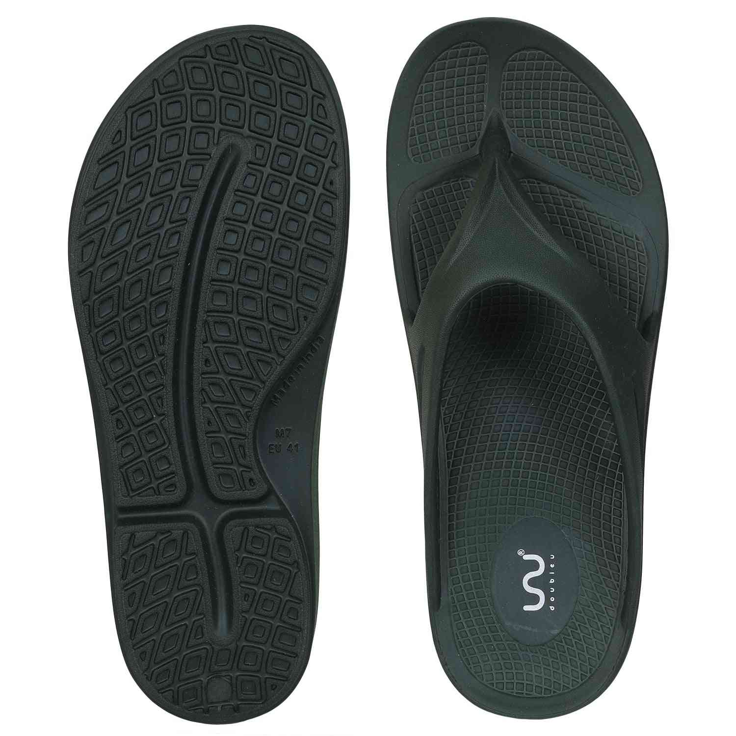 Men Casual Olive Flip Flops