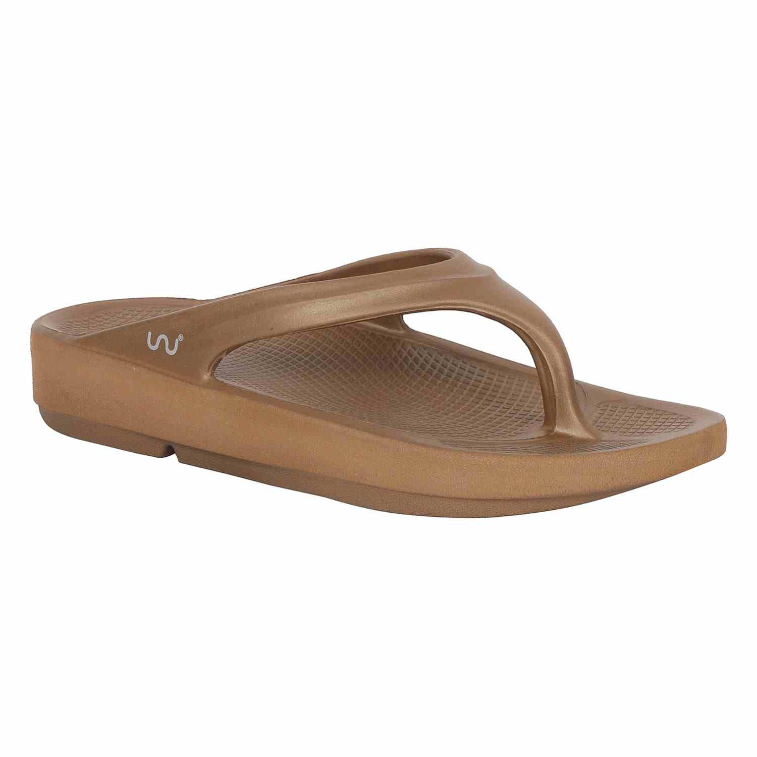 Women Casual Bronzo Metal Flip Flops