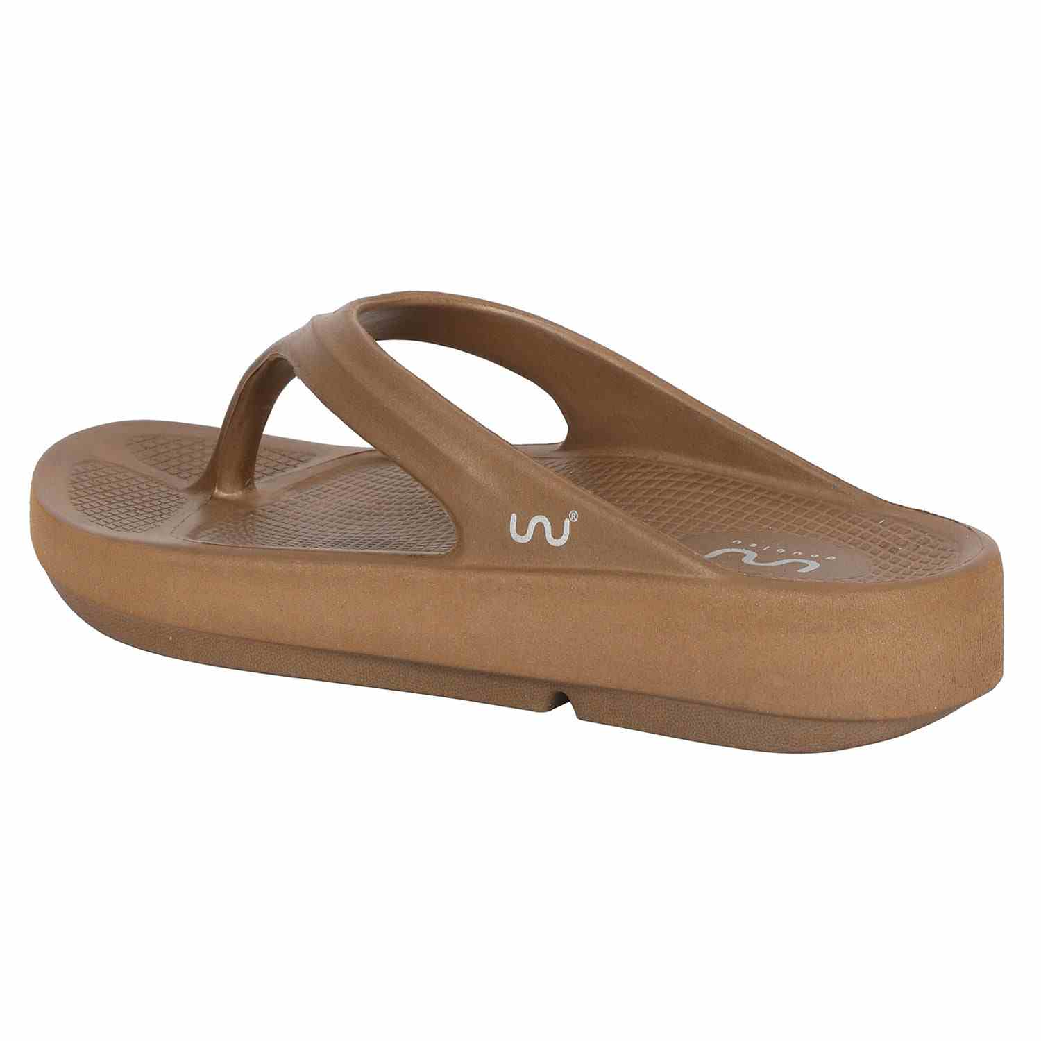 Women Casual Bronzo Metal Flip Flops